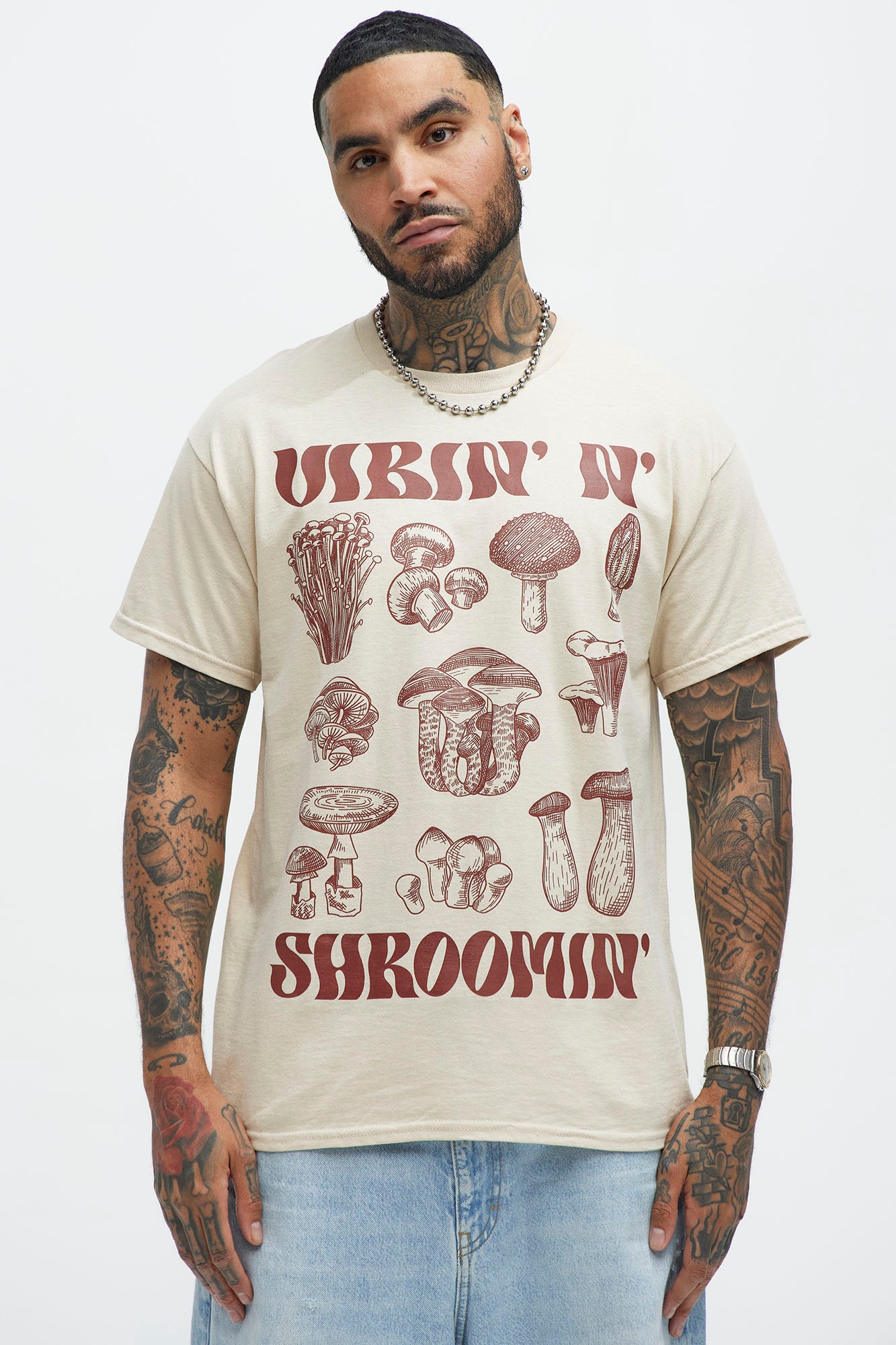 Vibin N Shroomin Short Sleeve Tee