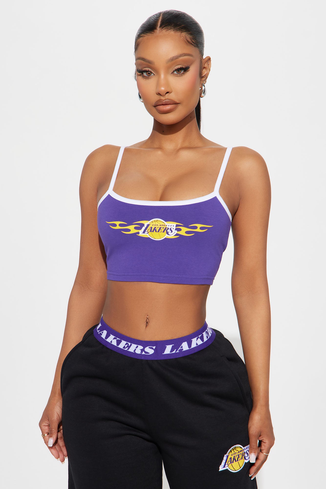 Lakers Halftime Crop Top