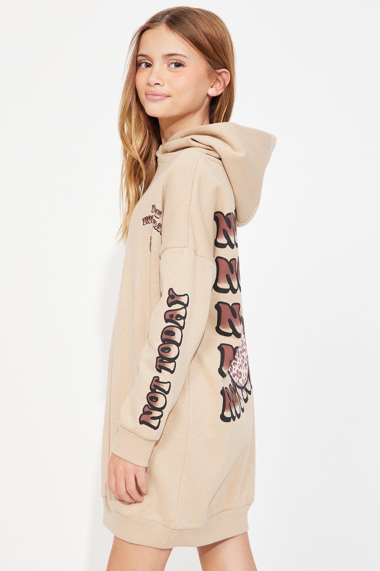 Mini Not Today Hoodie Dress