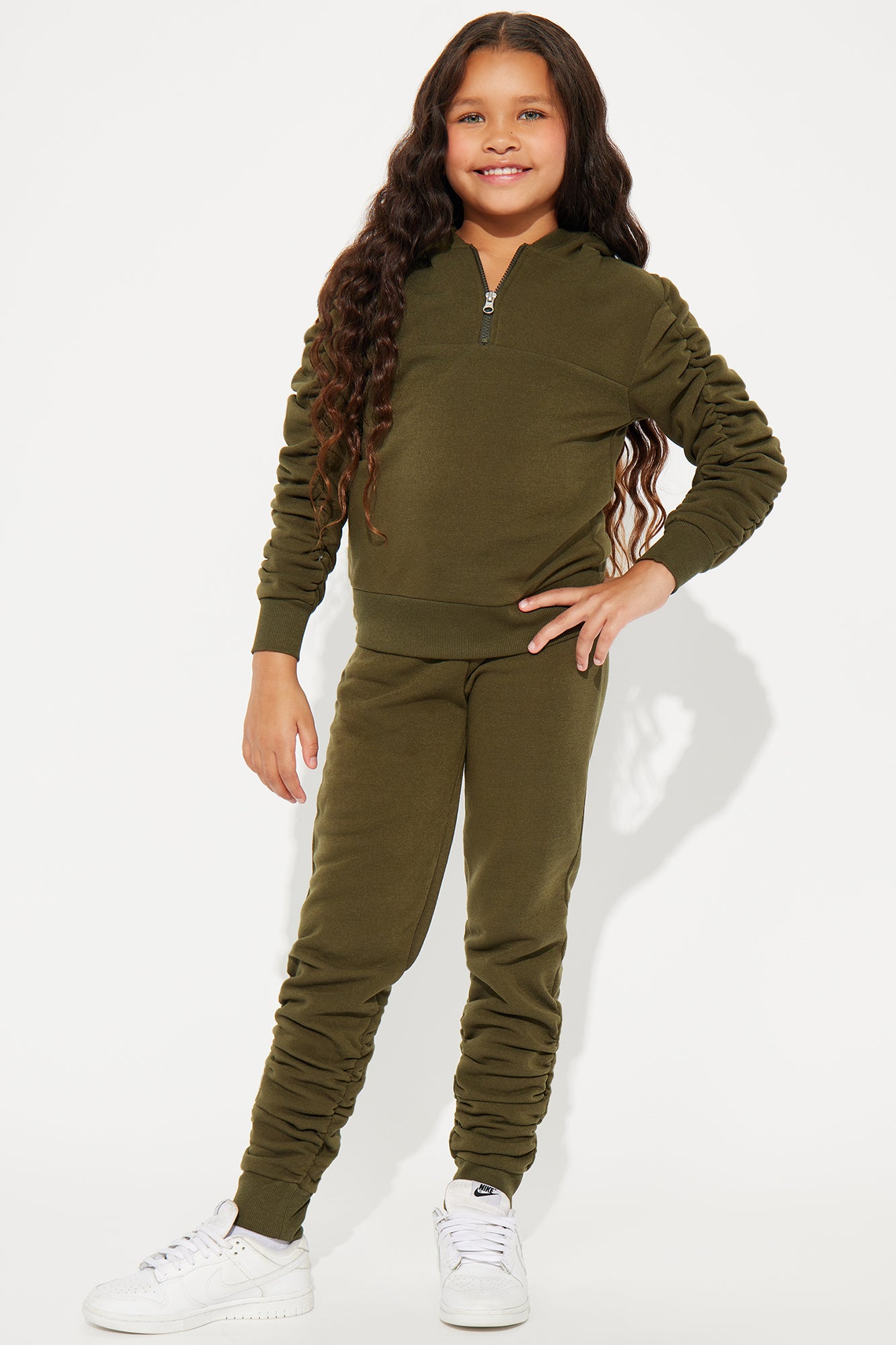 Mini Kickin Back Fleece Pant Set