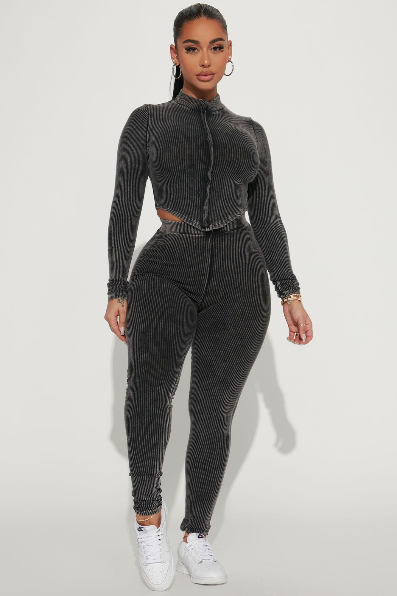 Can Tell It All Ribbed Legging Set 30