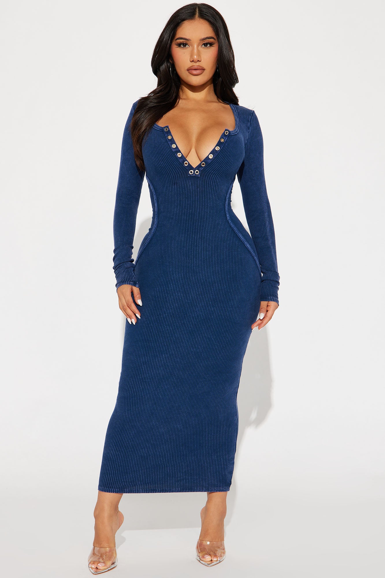 Noa Mineral Wash Midi Dress