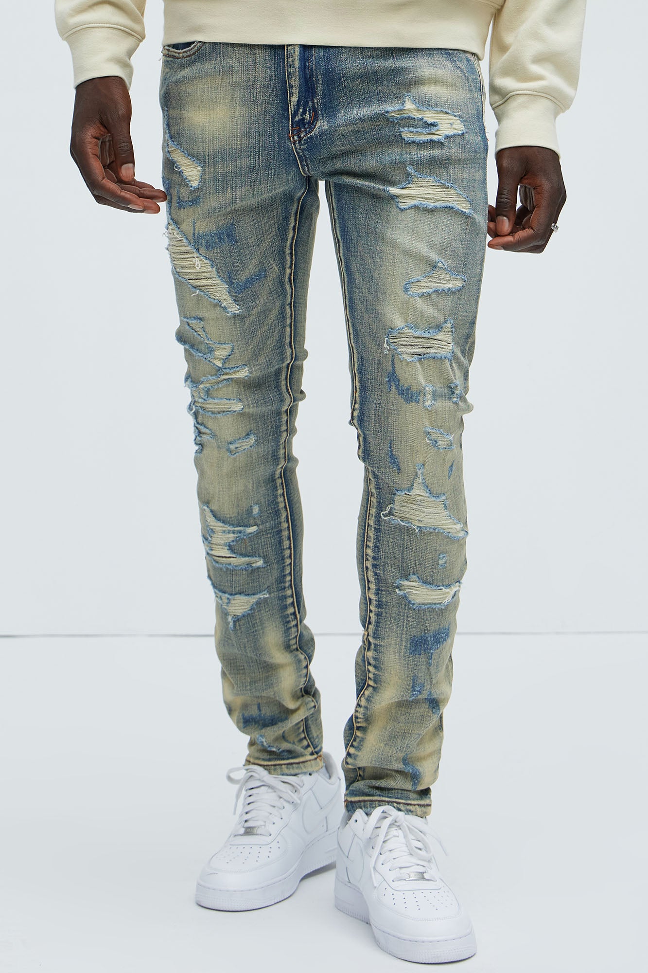 Don't Distressed Skinny Jeans