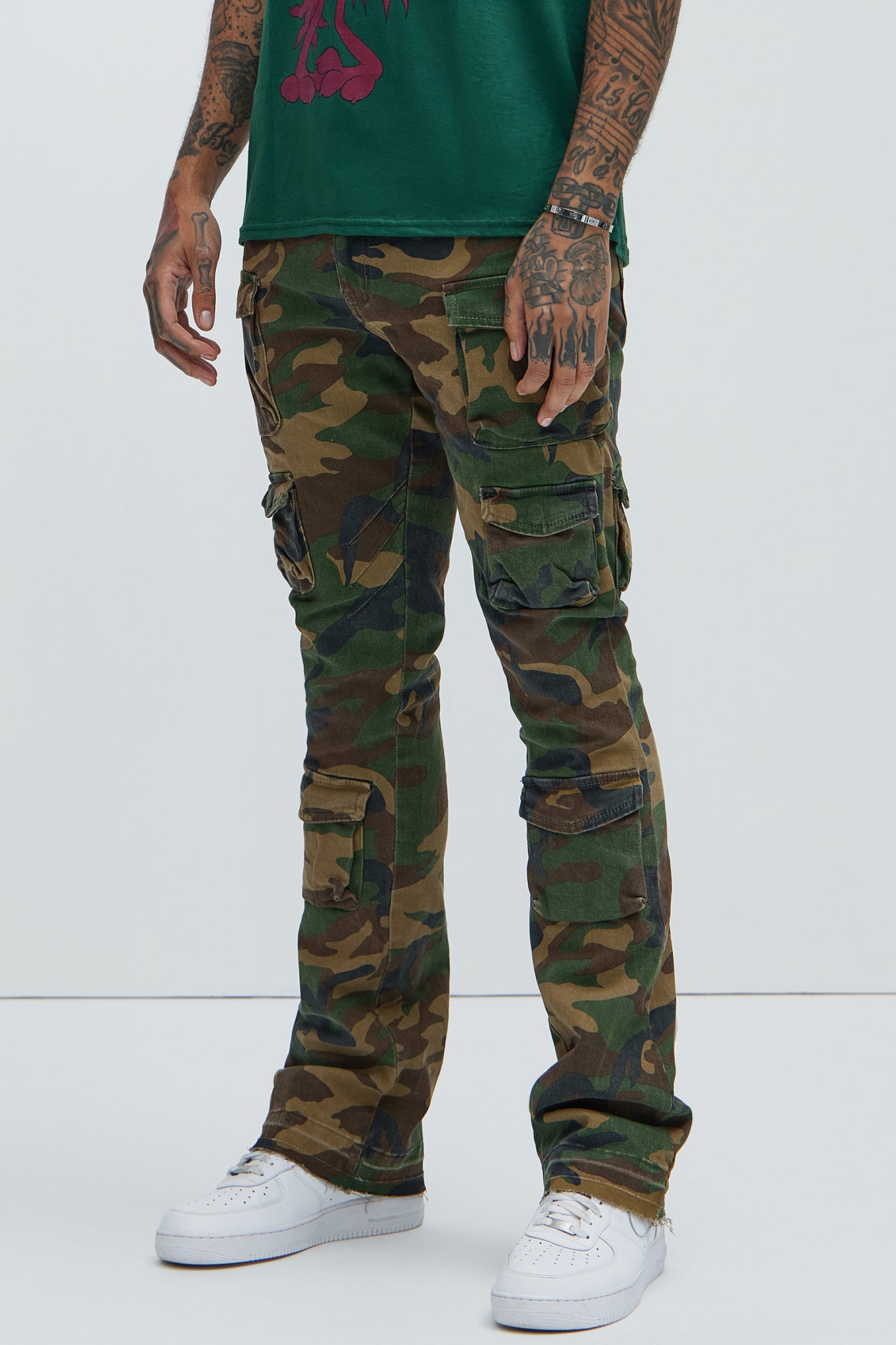 On Repeat Skinny Flare Cargo Pants