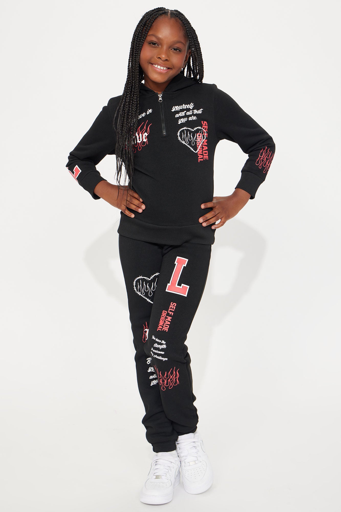 Mini Keep Loving Fleece Pant Set