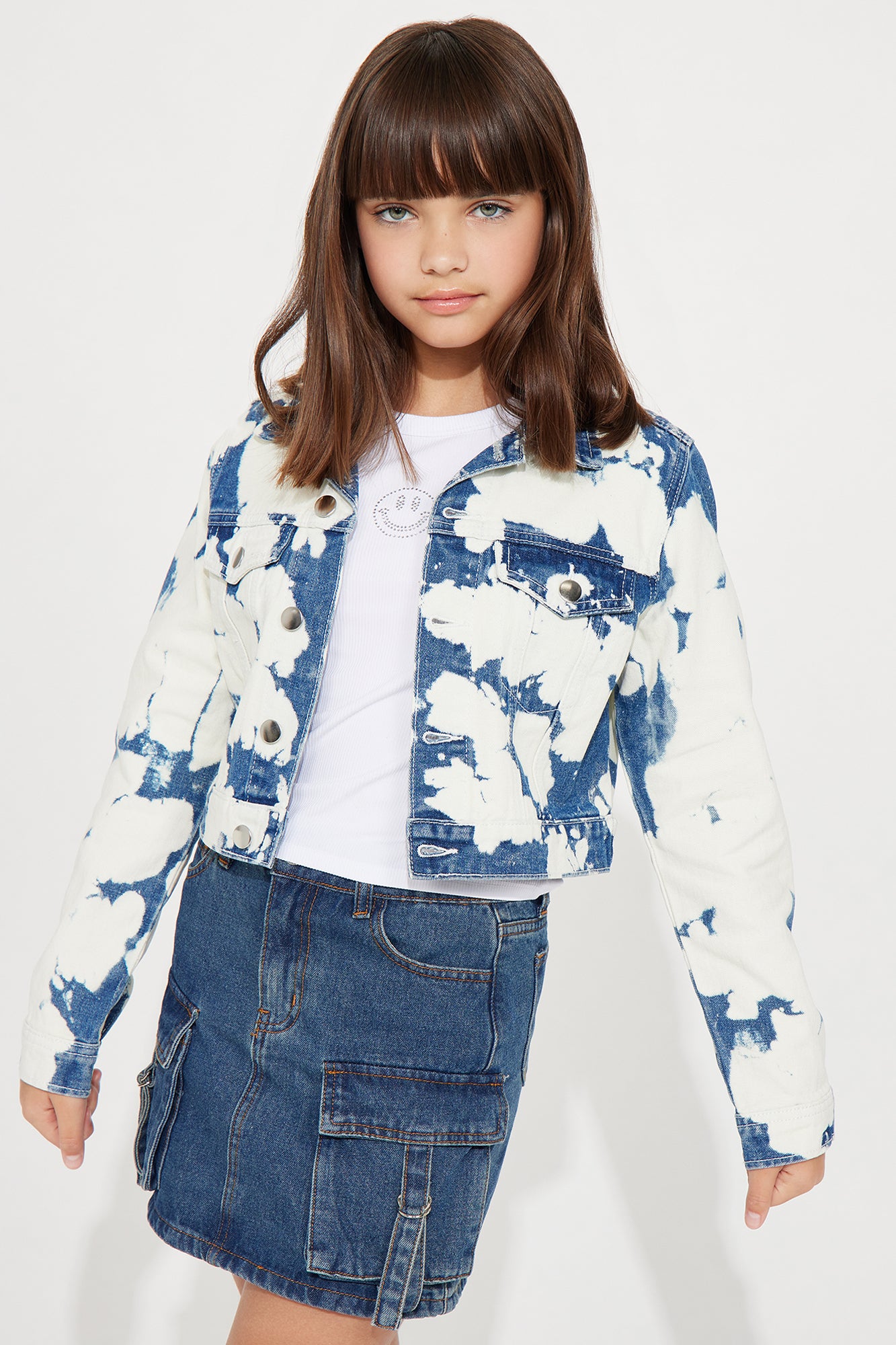 Mini Higher Self Tie Dye Denim Jacket