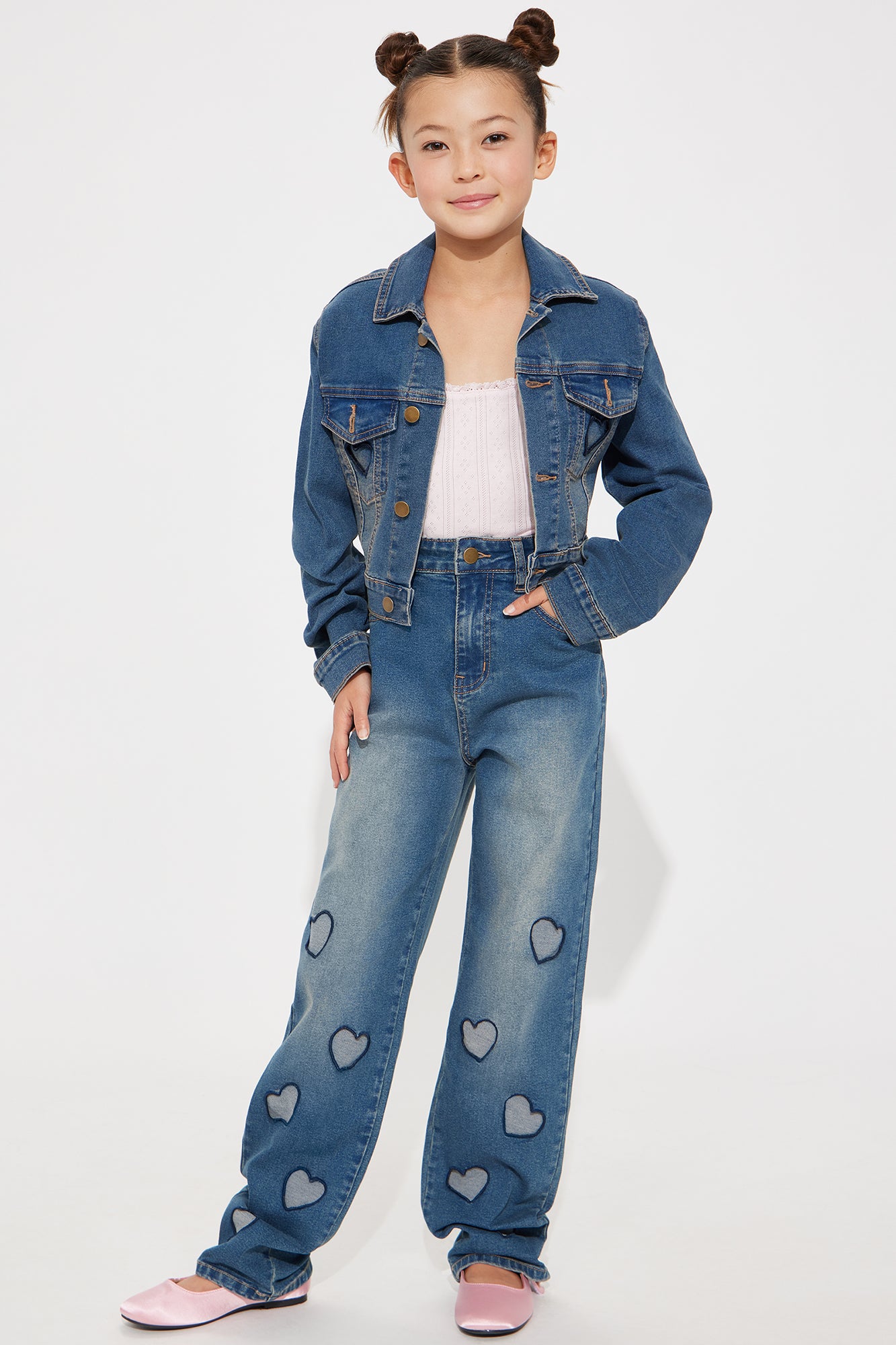 Mini With An Open Heart Cutout Jeans