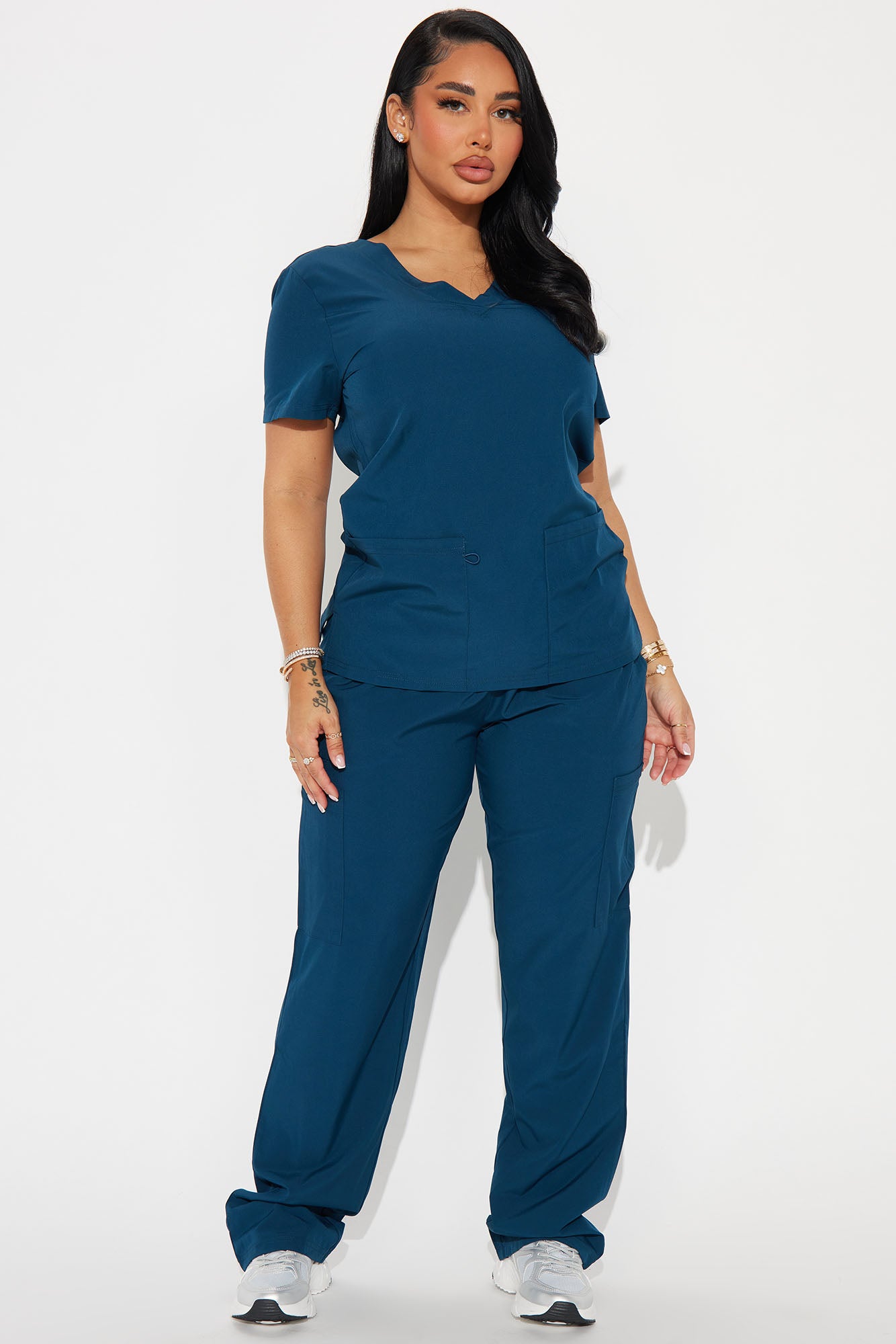 On Call Stretch Uniform Scrub Set