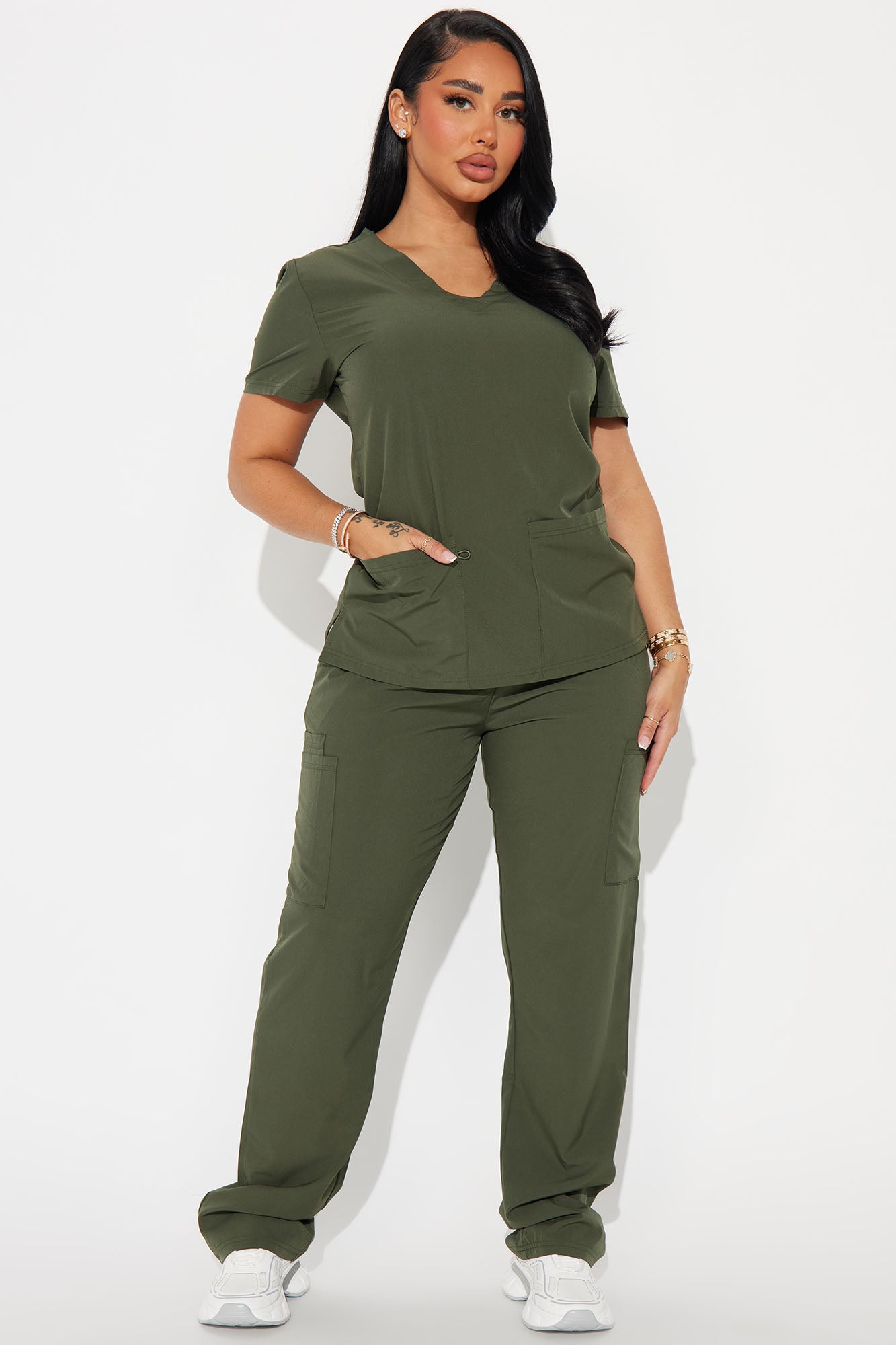 On Call Stretch Uniform Scrub Set
