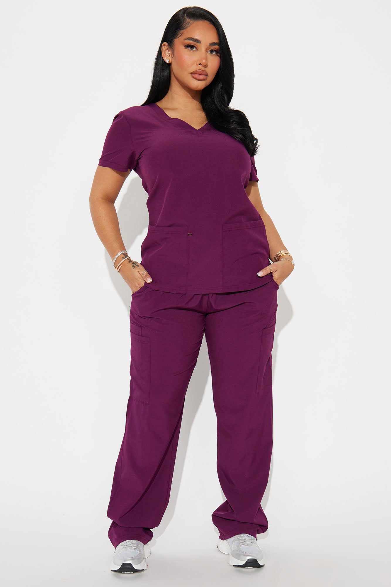 On Call Stretch Uniform Scrub Set