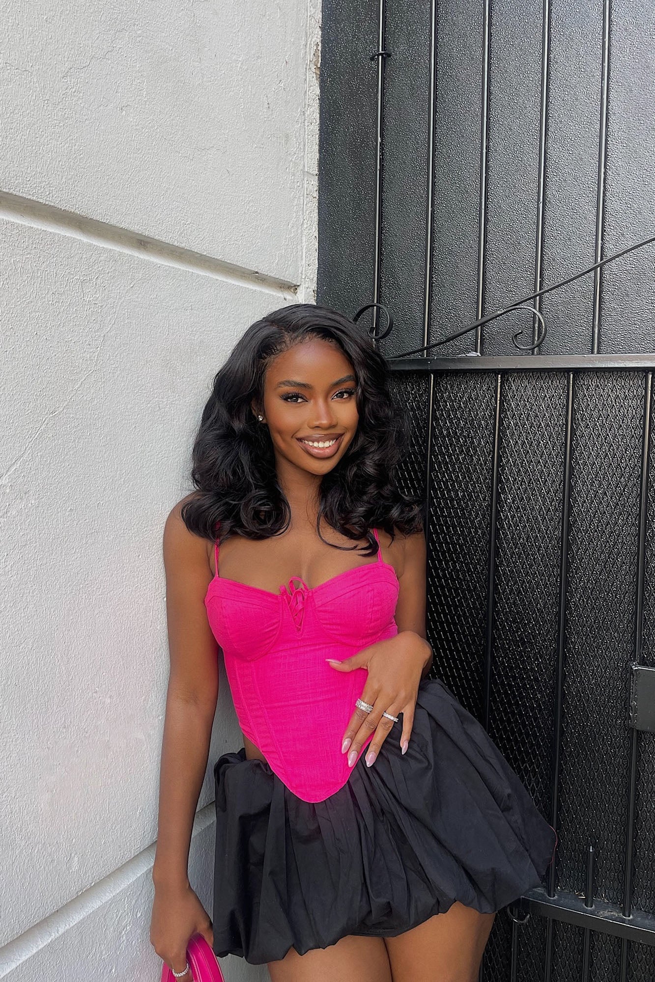 Tell Me A Secret Linen Corset Top