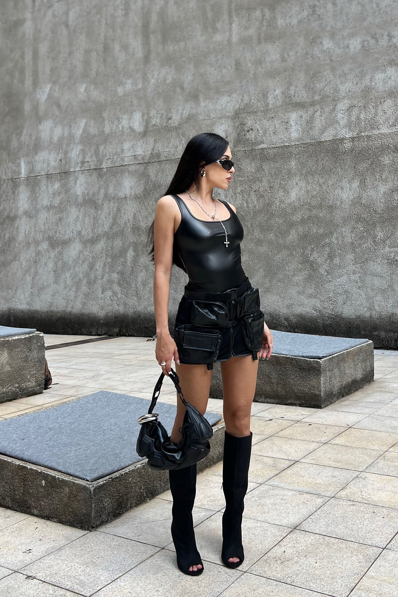 Don't Play Cargo Micro Mini Skirt