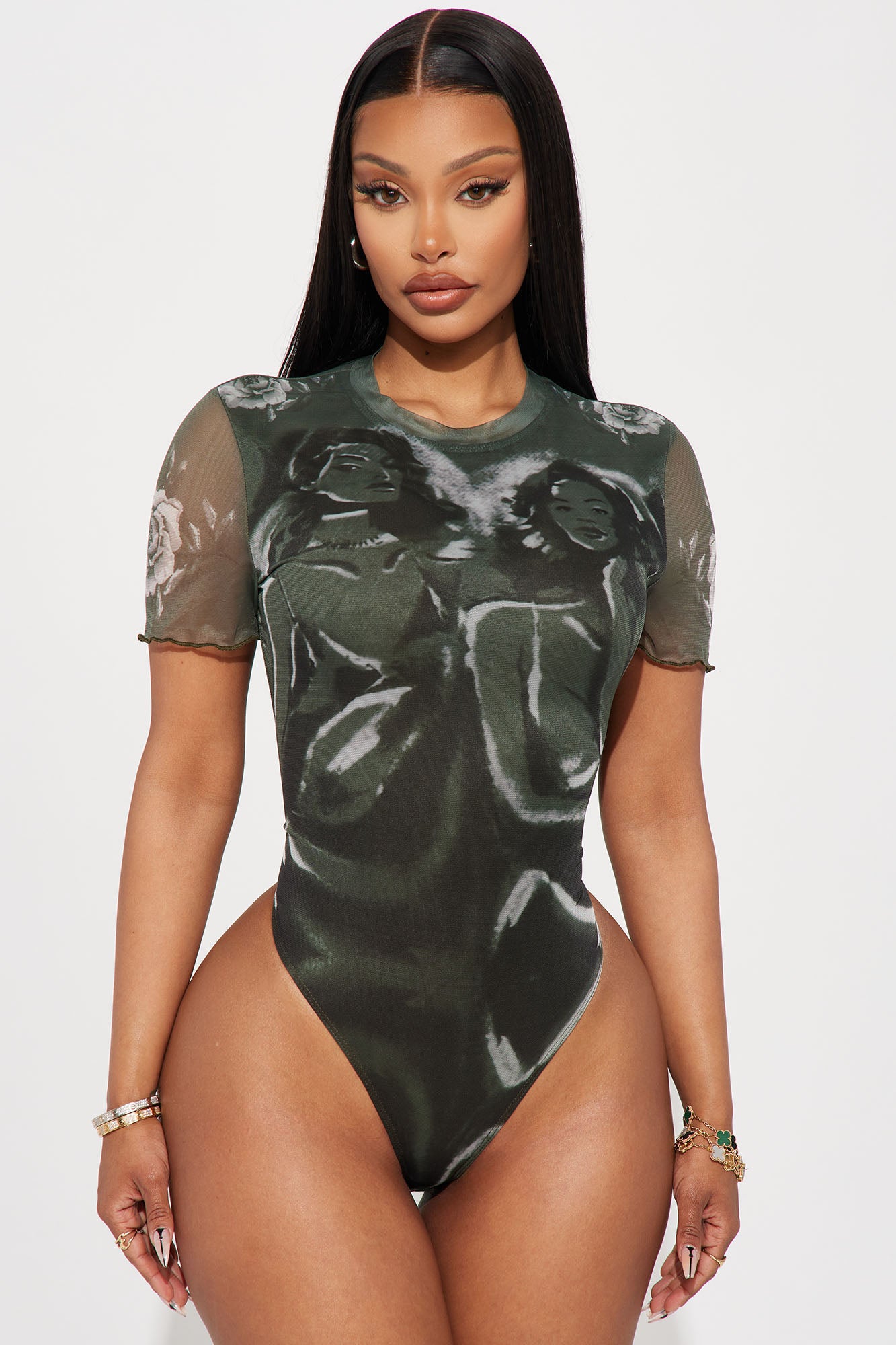 Seeing Double Mesh Bodysuit