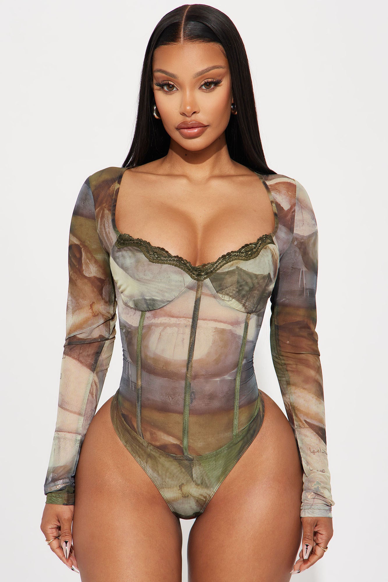 Midnight Fantasy Mesh Bodysuit
