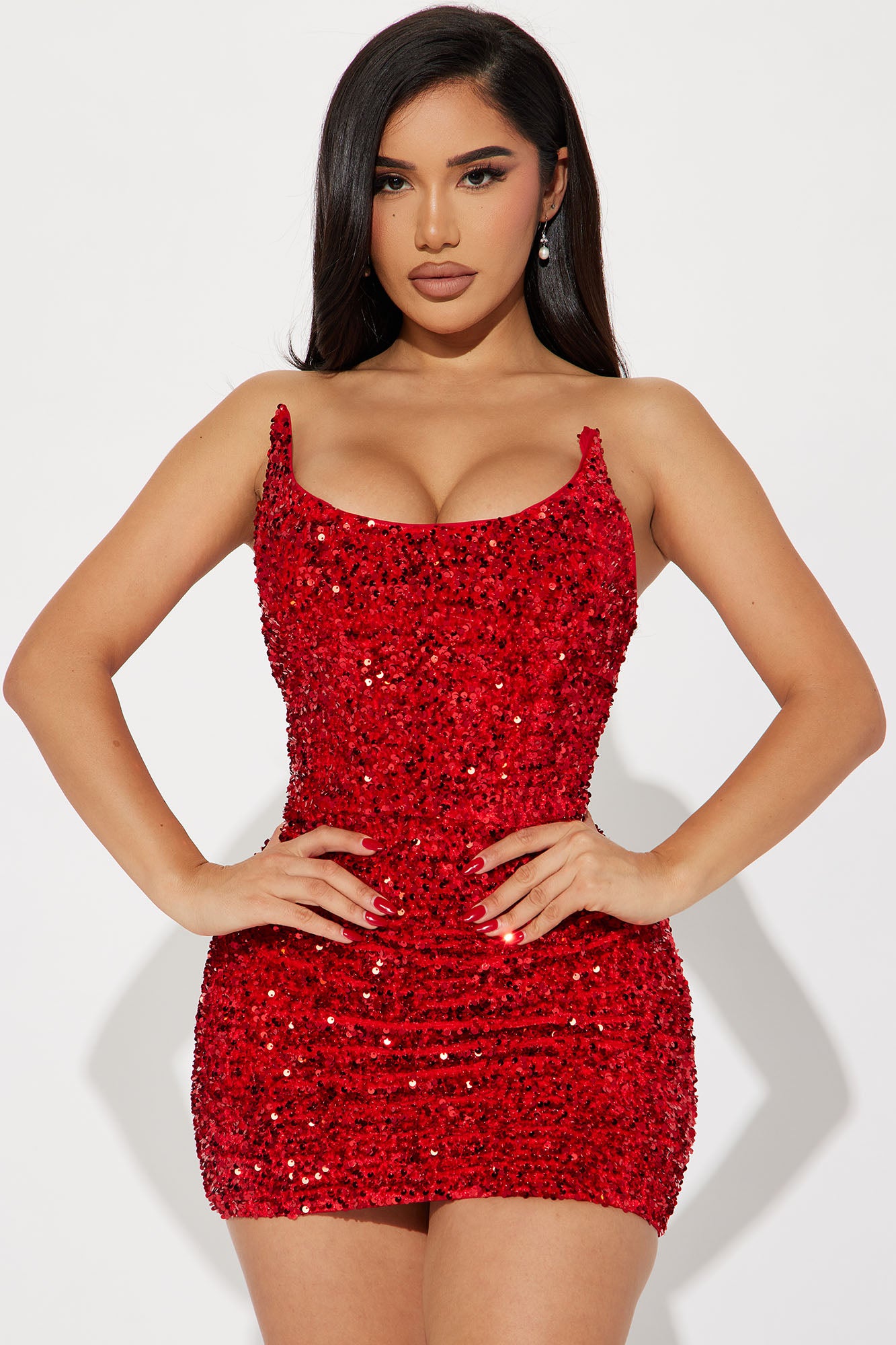 Glamour Sequin Mini Dress