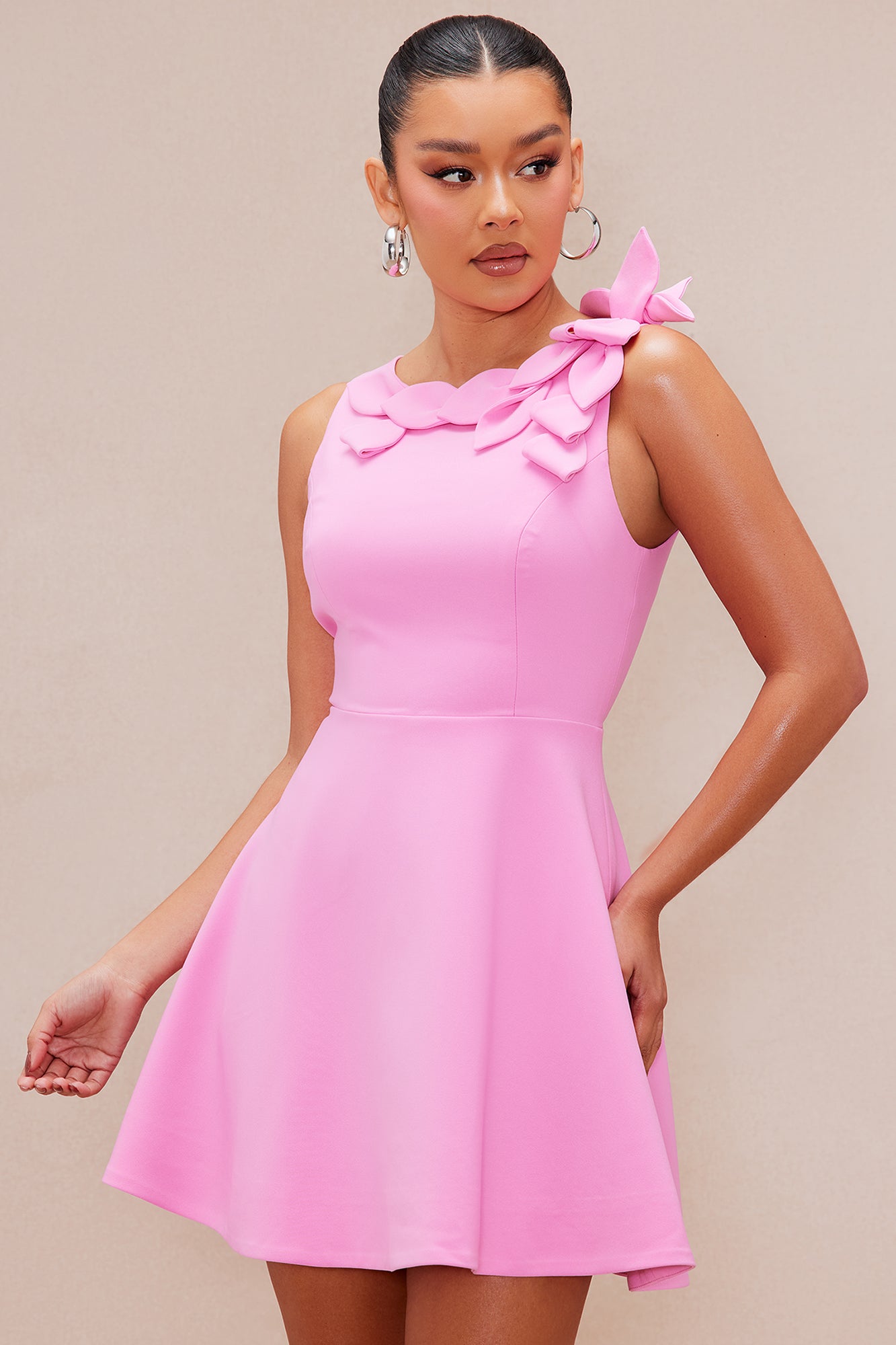 Nalani Embroidered Mini Dress