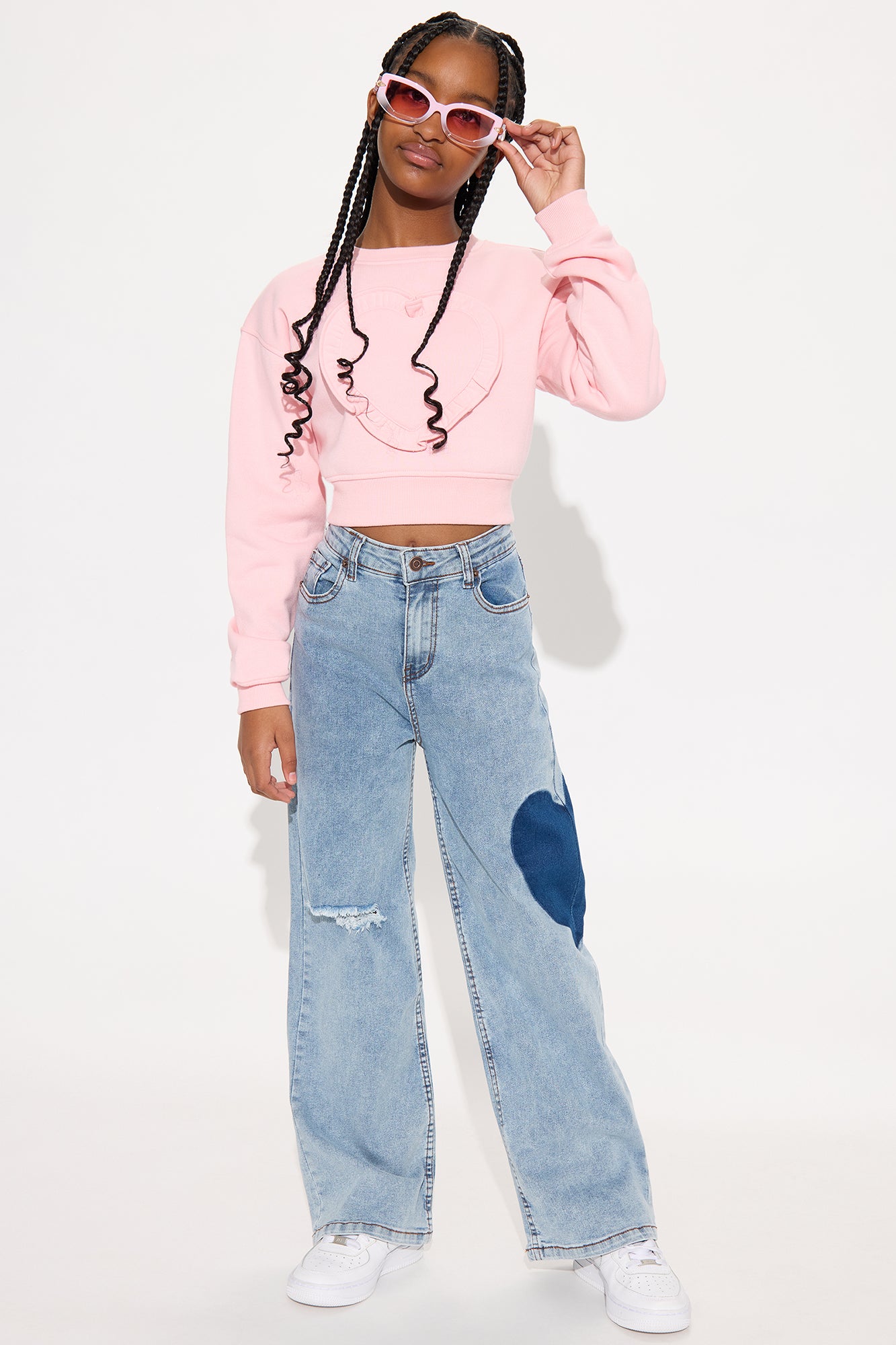 Mini All My Loving Heart Straight Leg Jeans