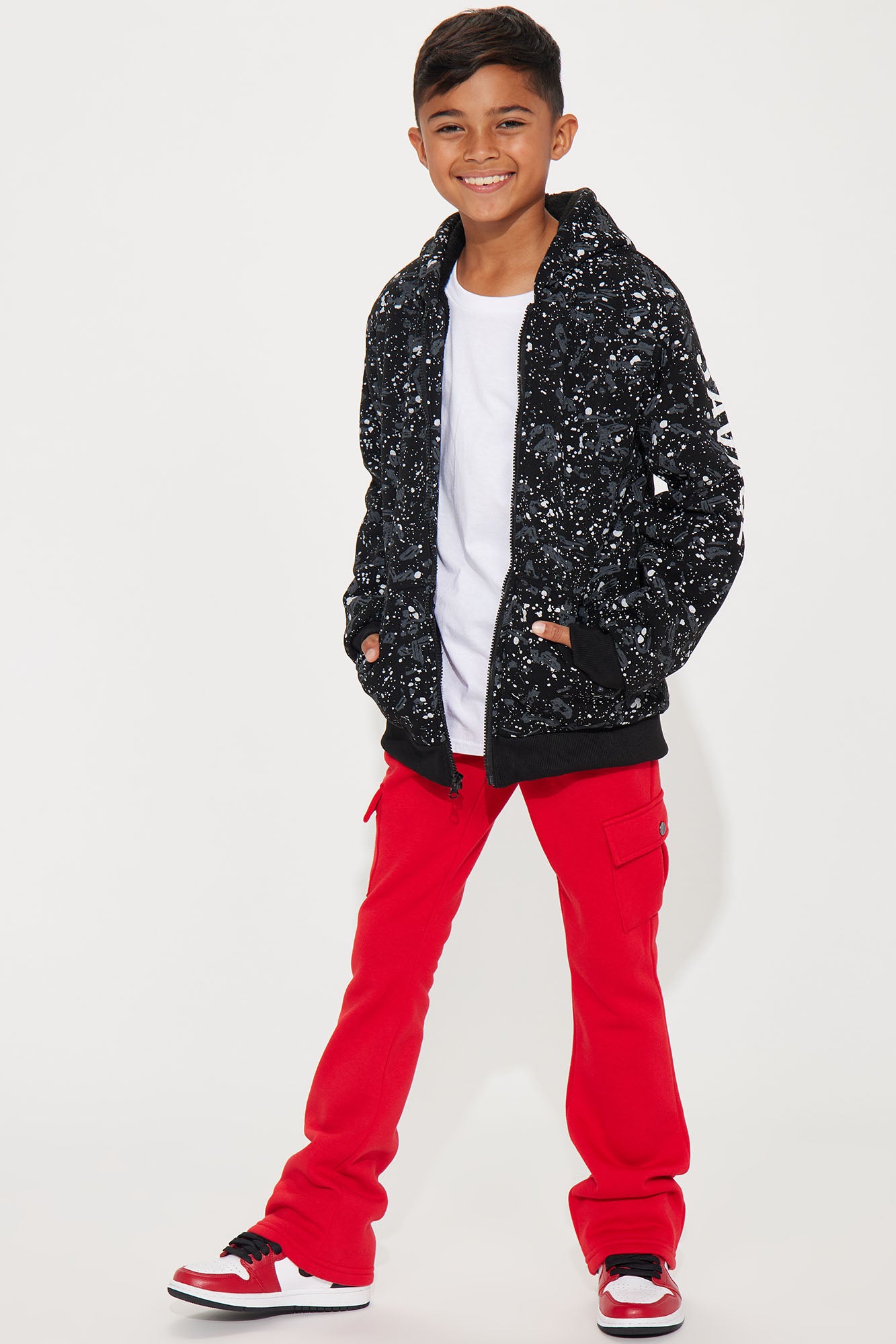 Mini Cargo Right Ahead Fleece Flare Joggers