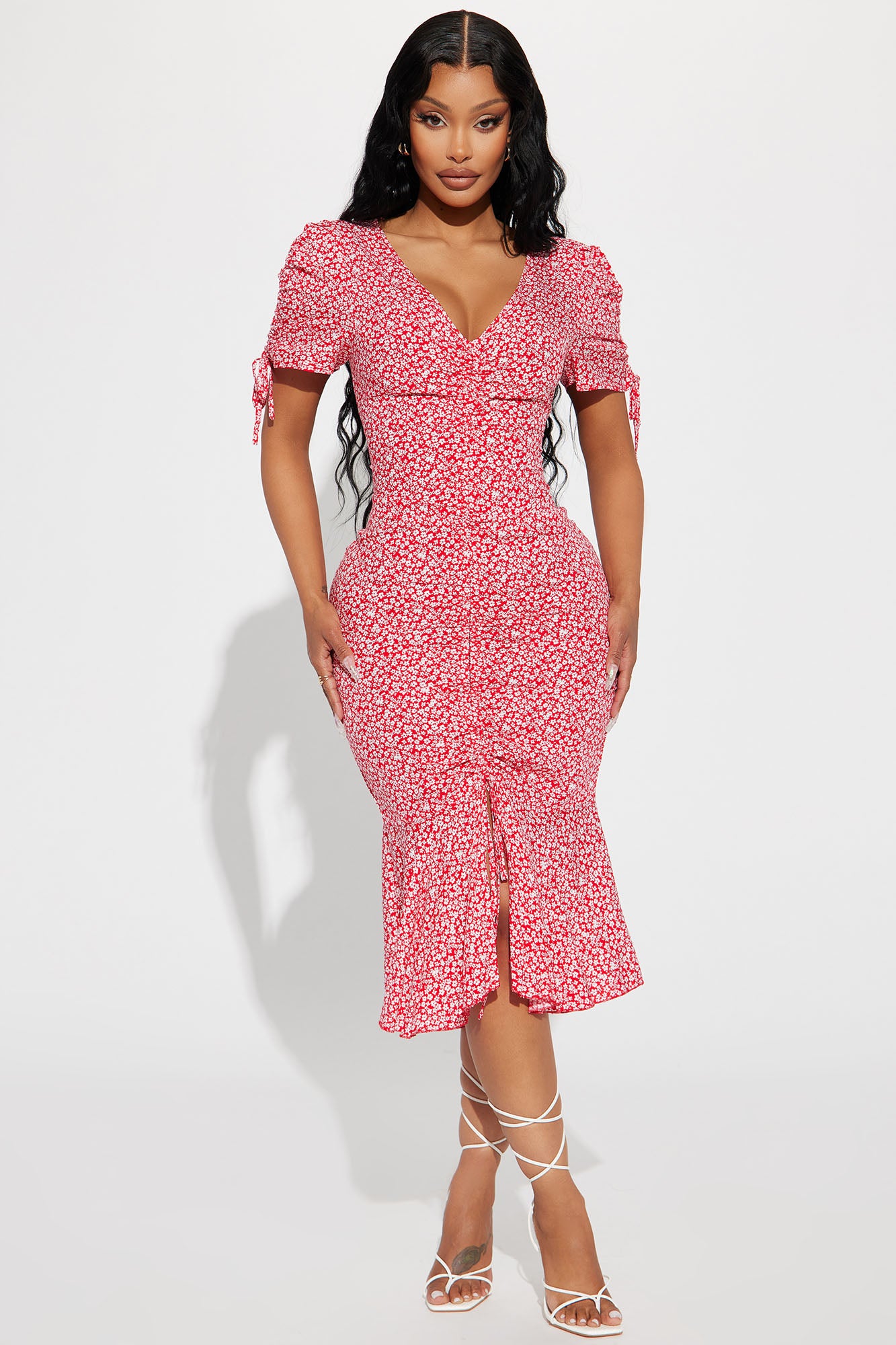 Clarissa Floral Midi Dress