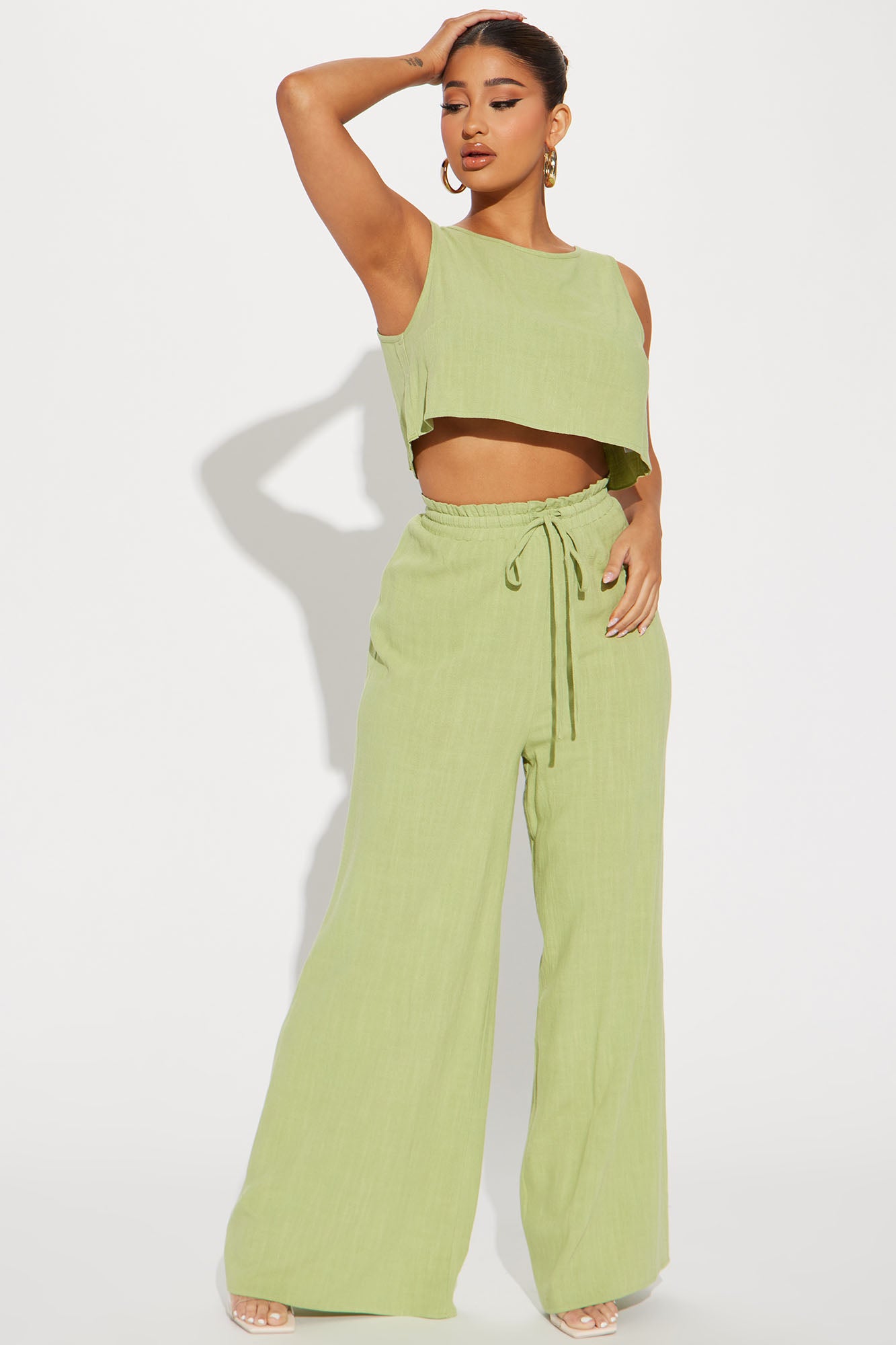 Day Dreaming Linen Pant Set
