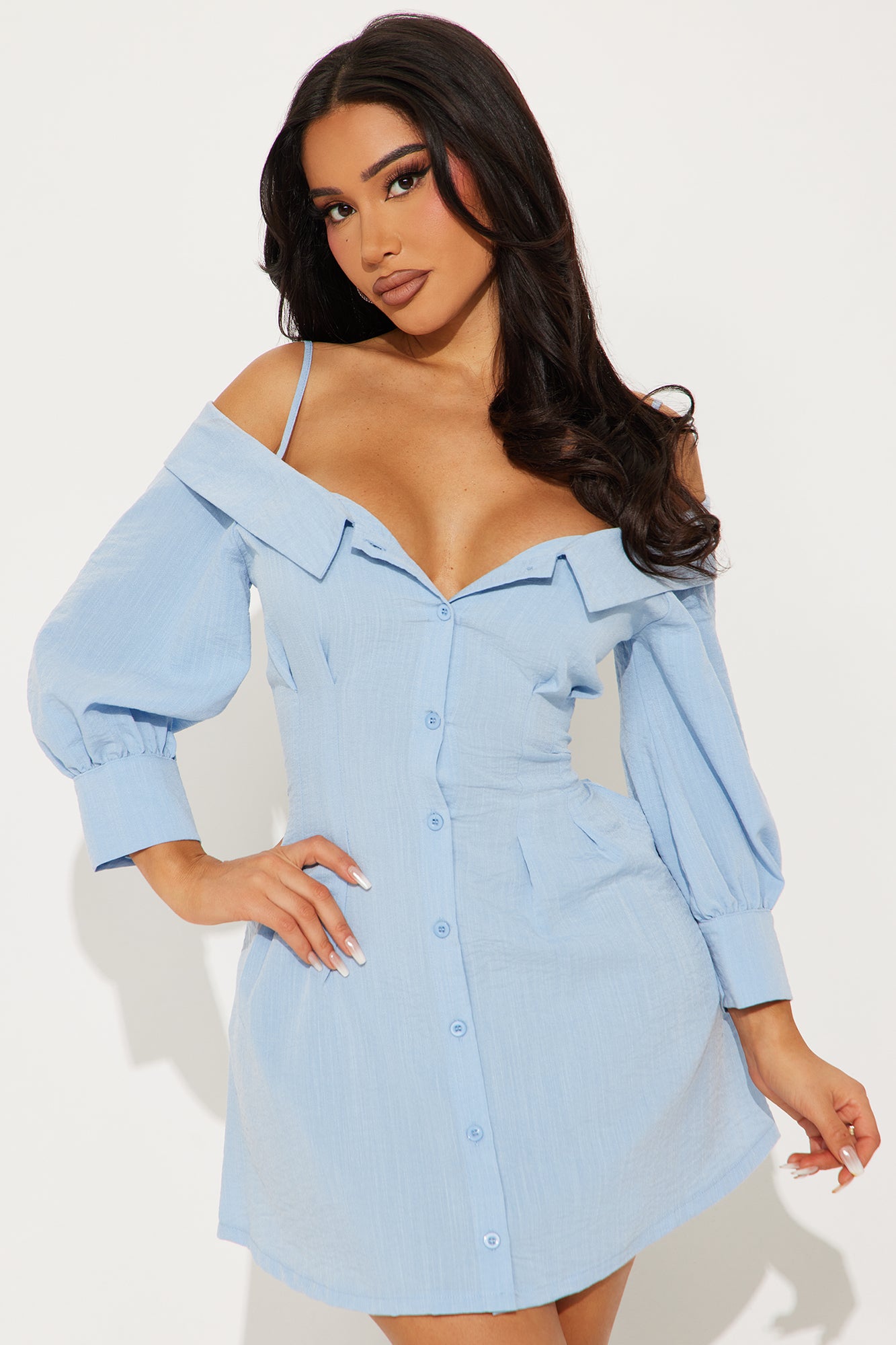 Lisa Off Shoulder Mini Dress