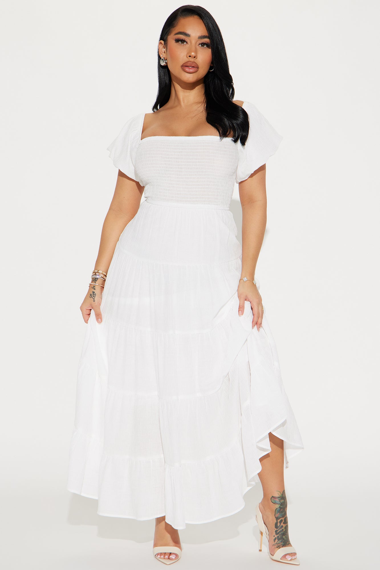 Georgia Ruffle Maxi Dress