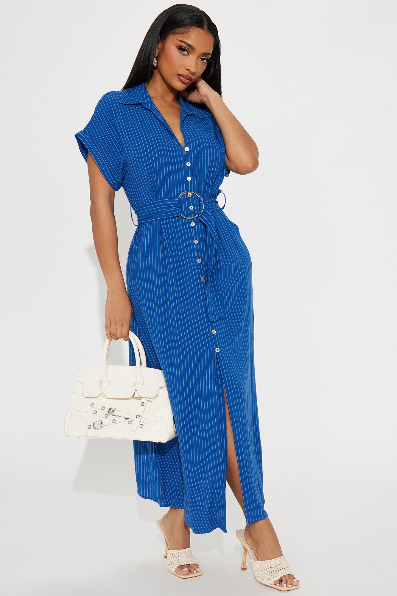 Eliza Button Up Maxi Dress