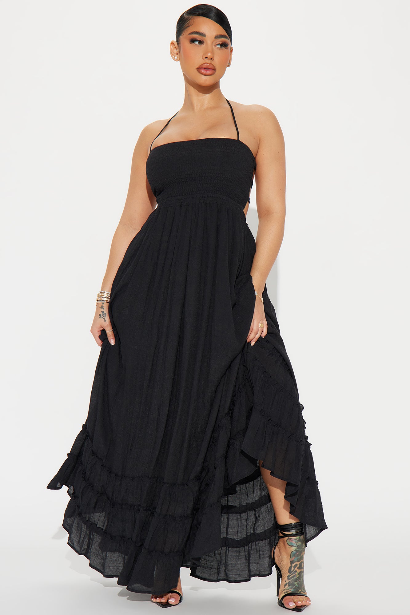 Hayley Halter Maxi Dress