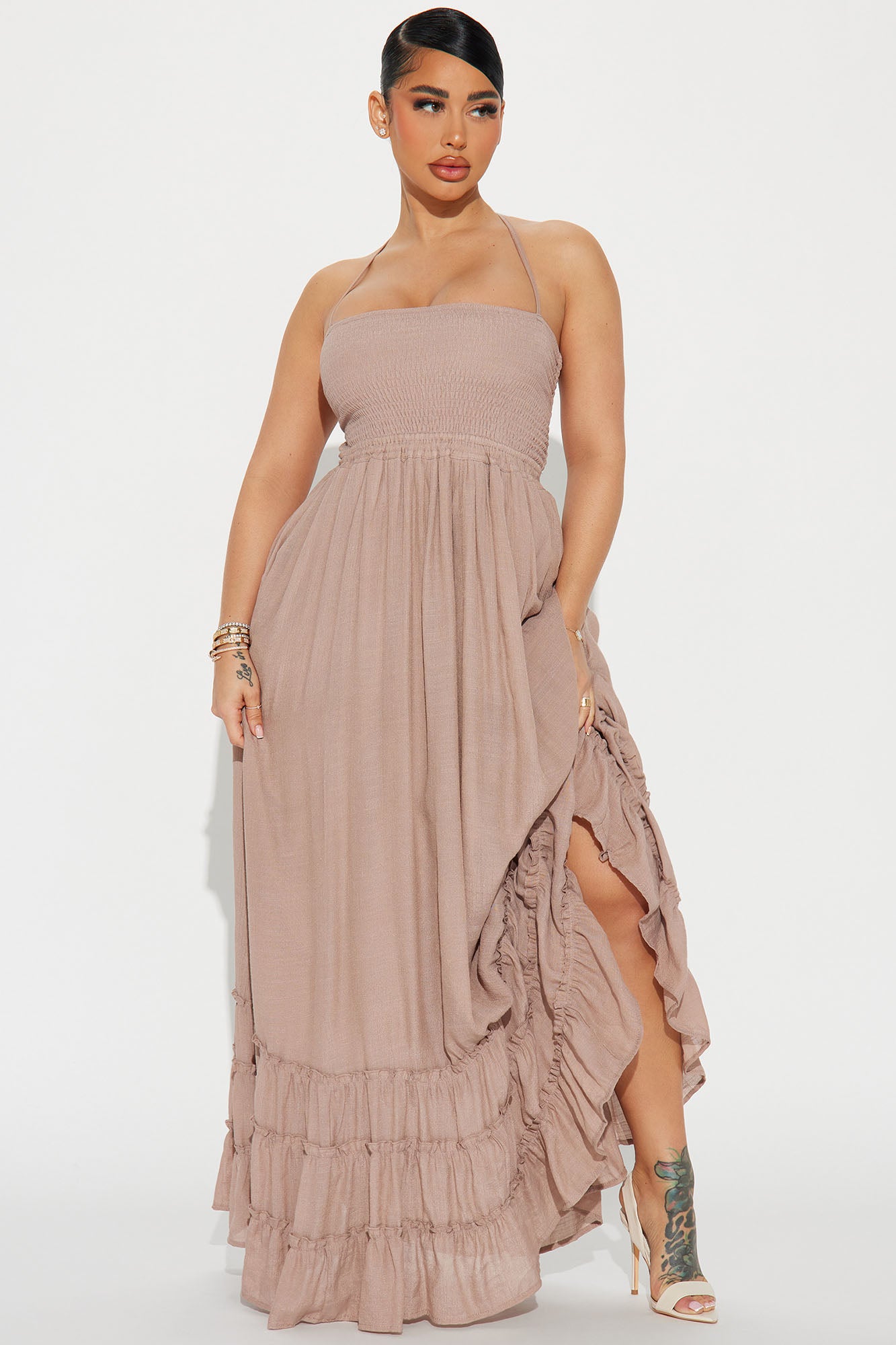 Hayley Halter Maxi Dress