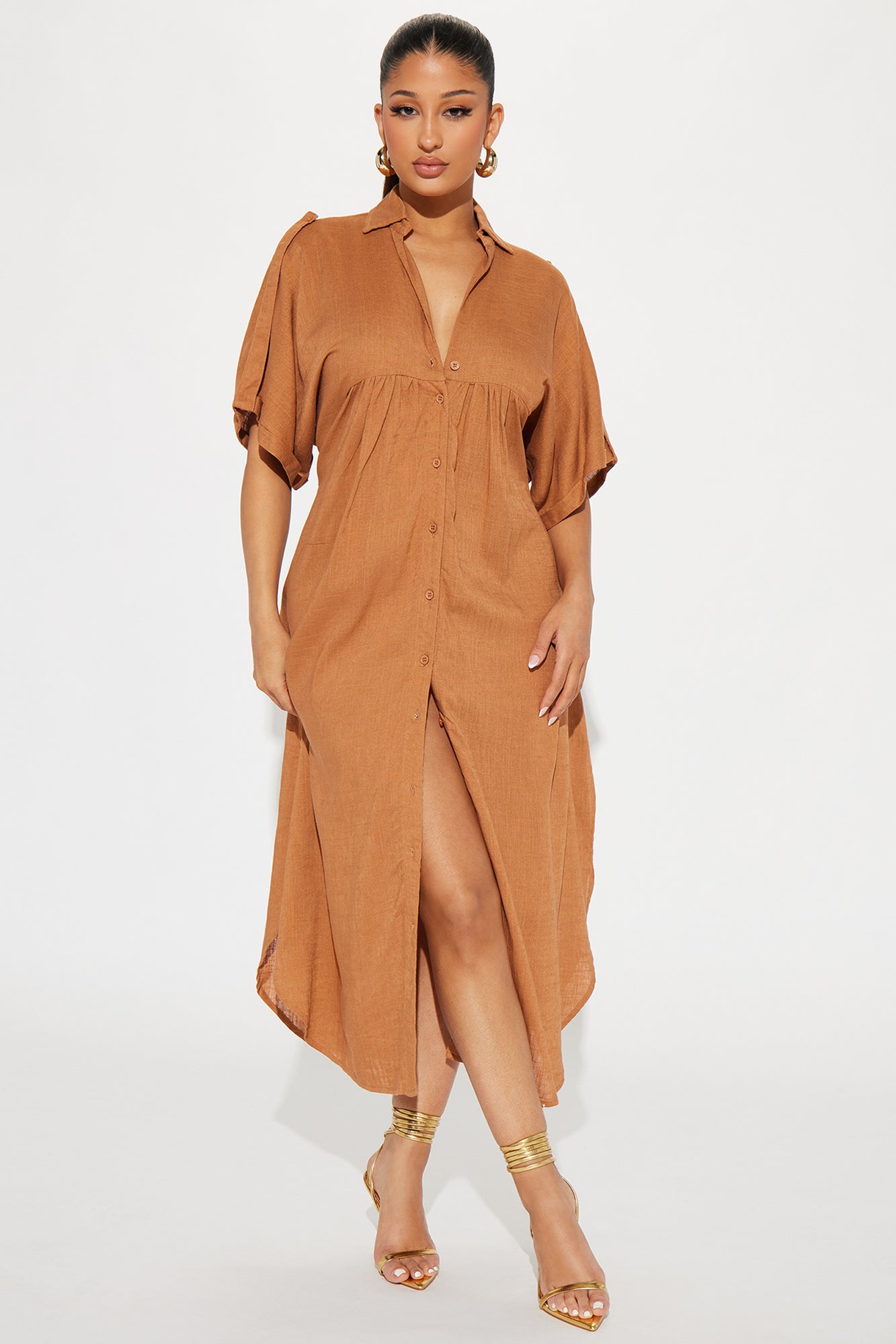 Lucia Shirt Midi Dress