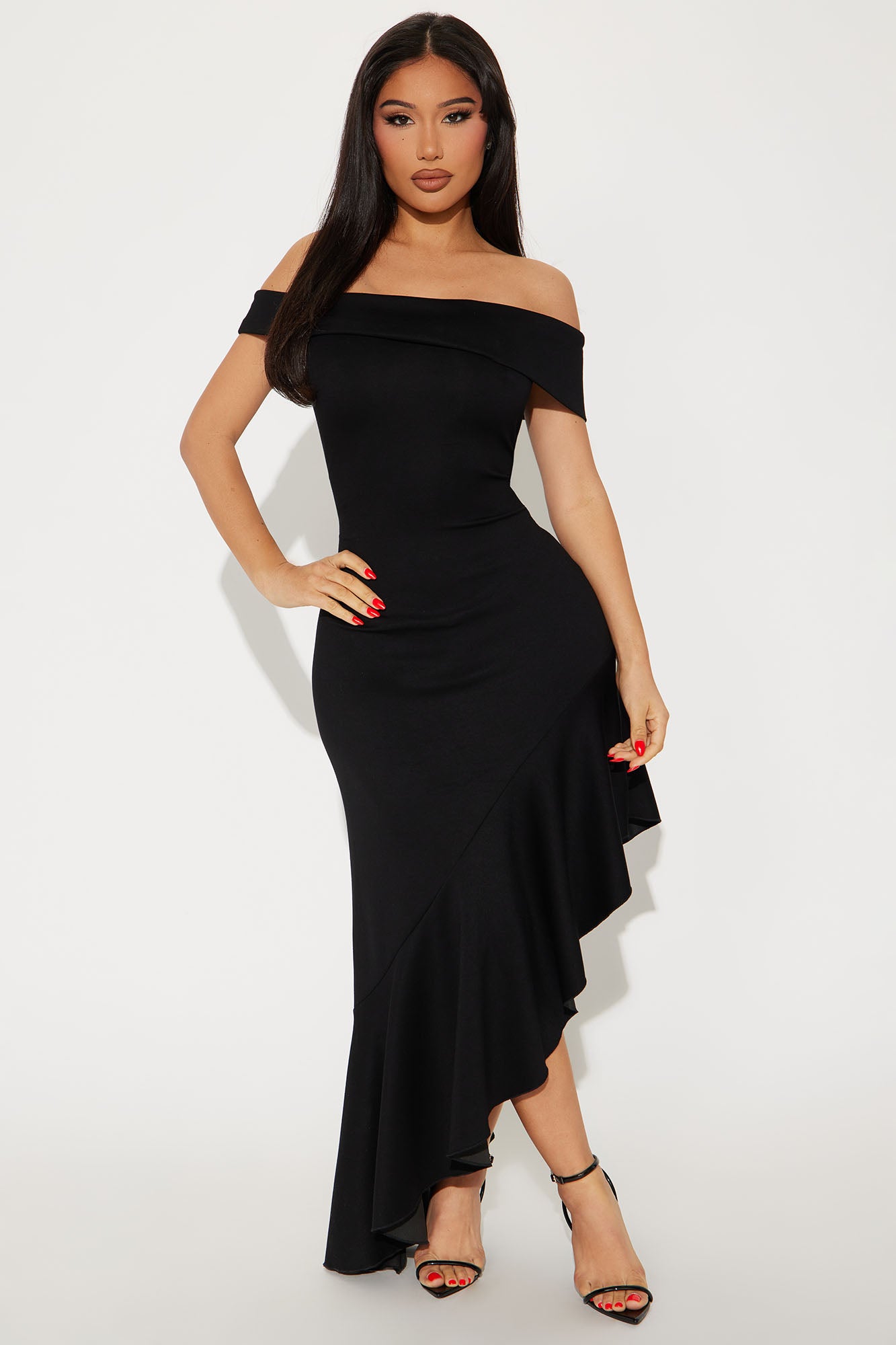 Fanny Asymmetrical Maxi Dress