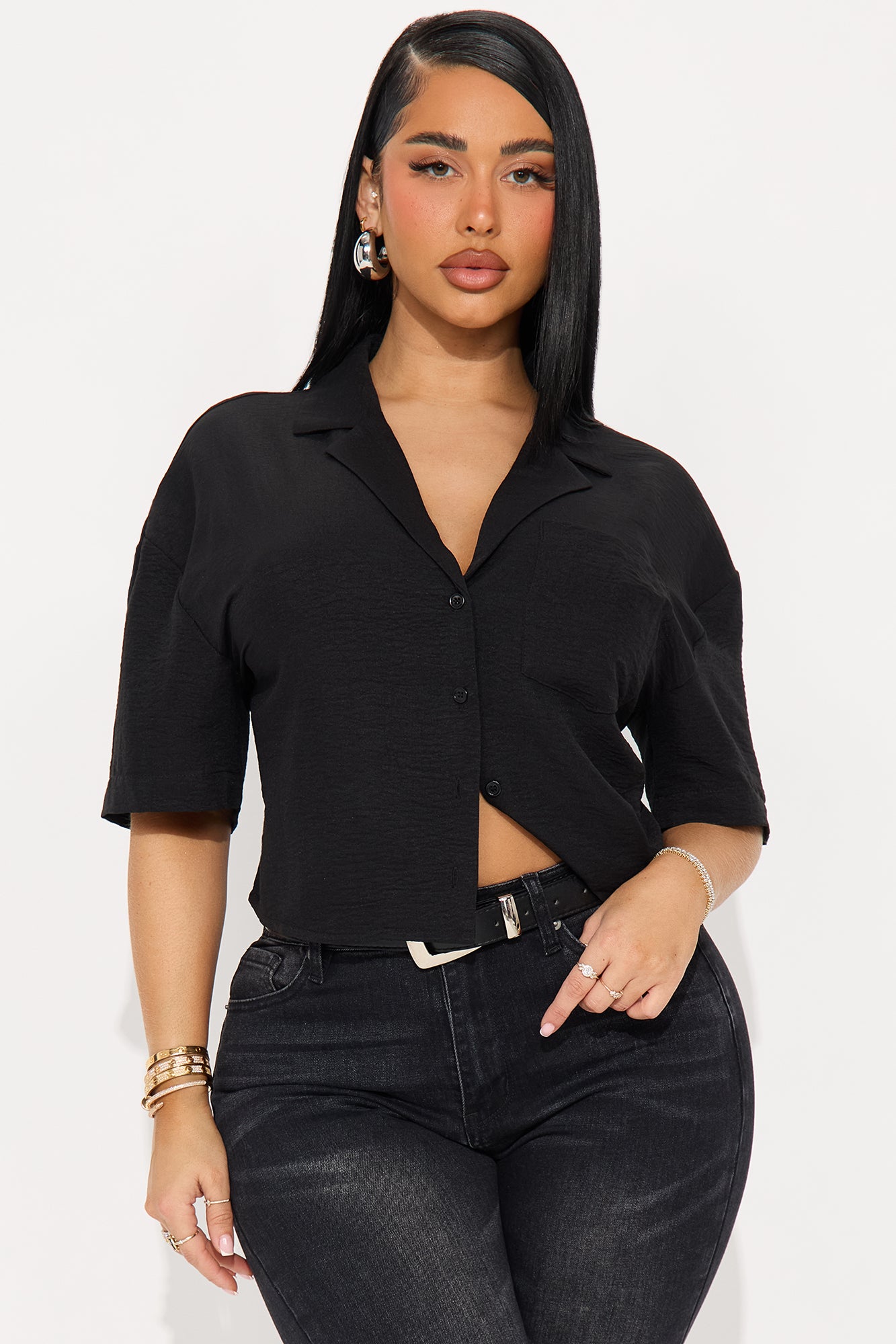 Sandy Flowy Shirt
