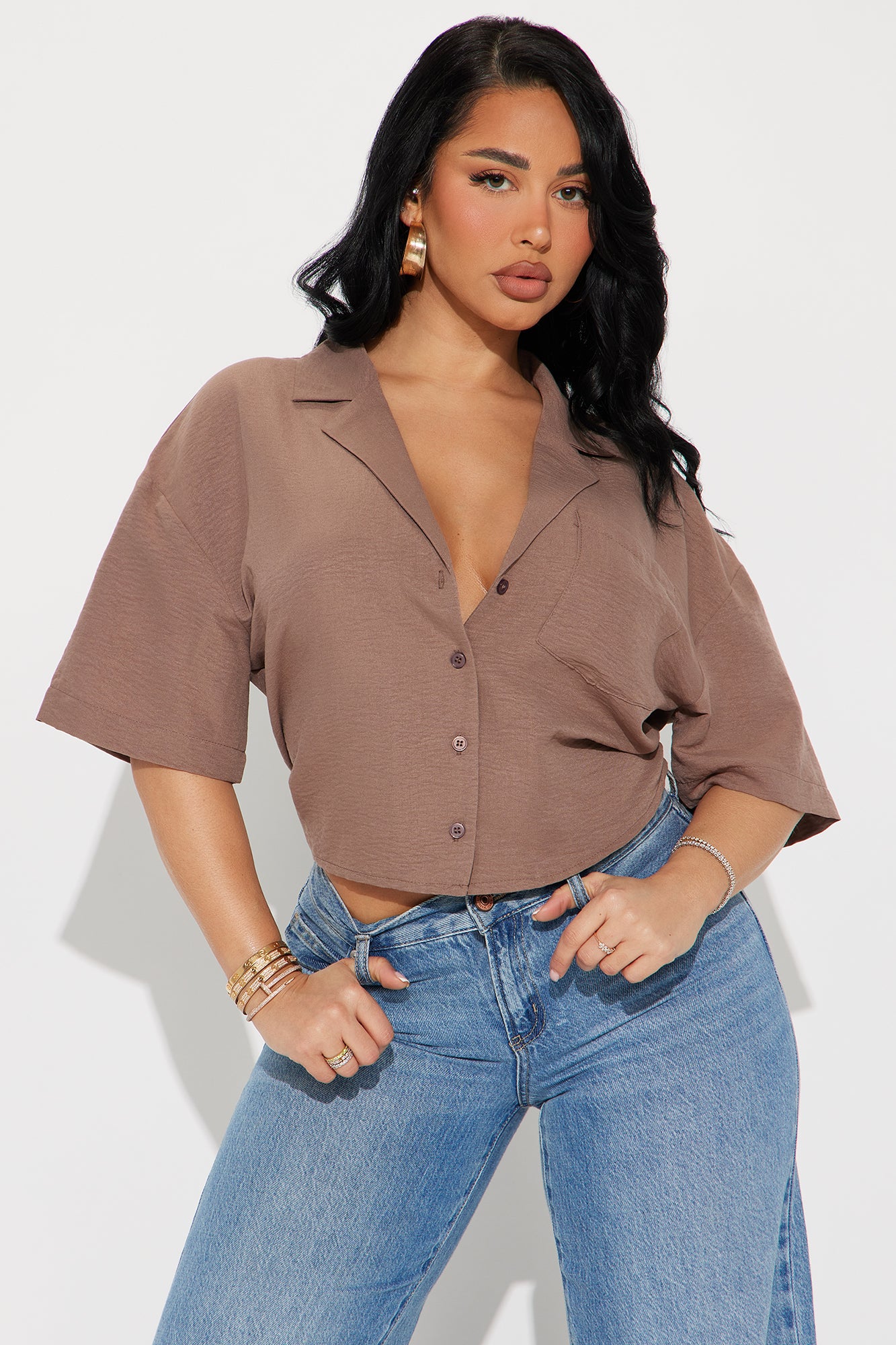 Sandy Flowy Shirt