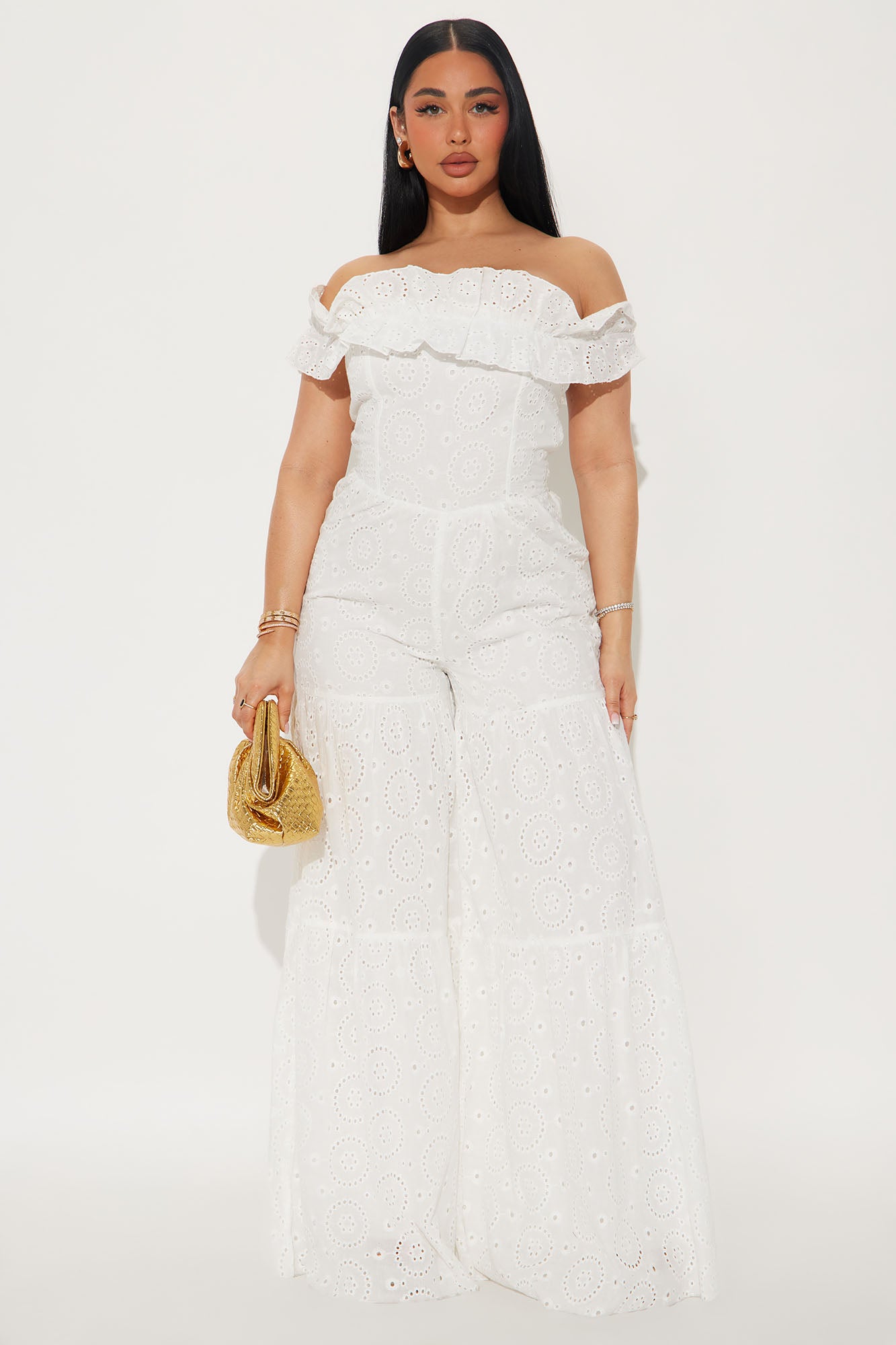 Sweet As Can Be Eyelet Jumpsuit