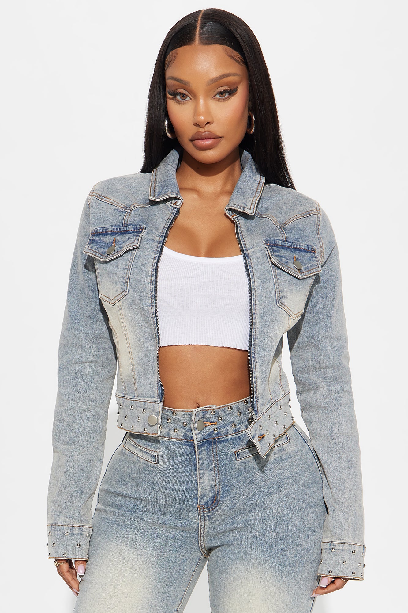 Matched Energy Stretch Denim Jacket
