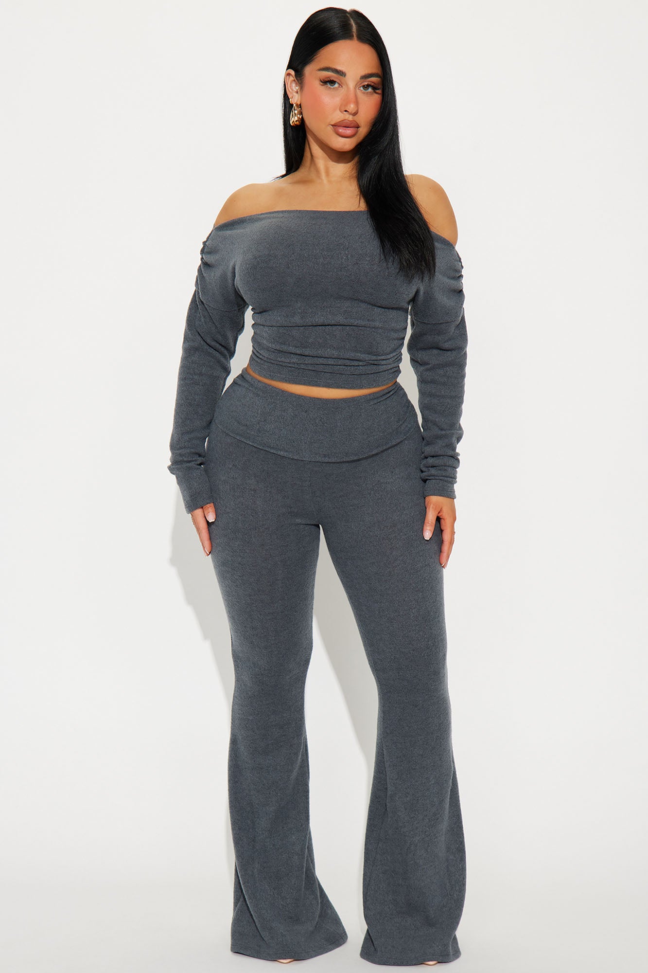 Shayla Off Shoulder Pant Set