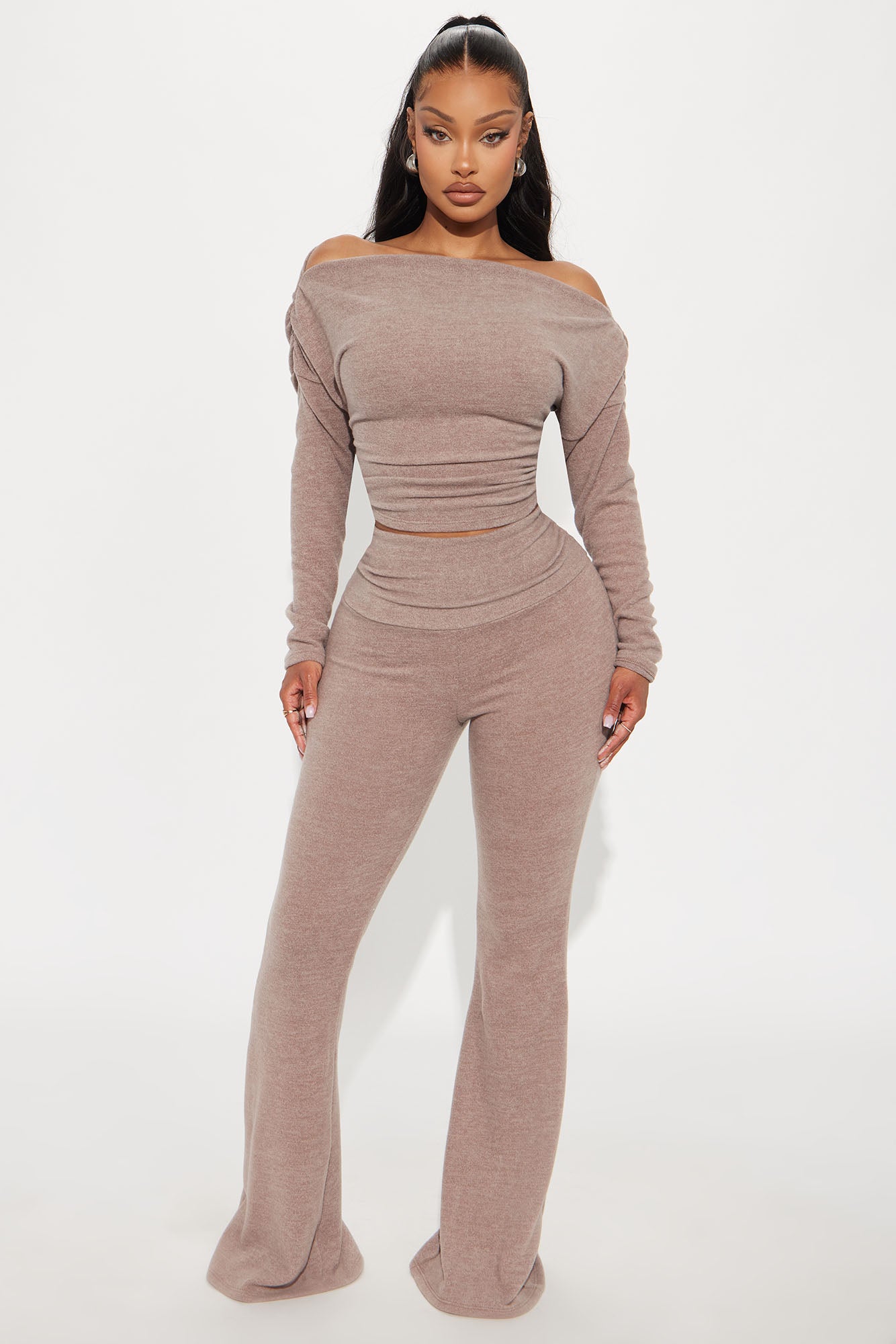 Shayla Off Shoulder Pant Set