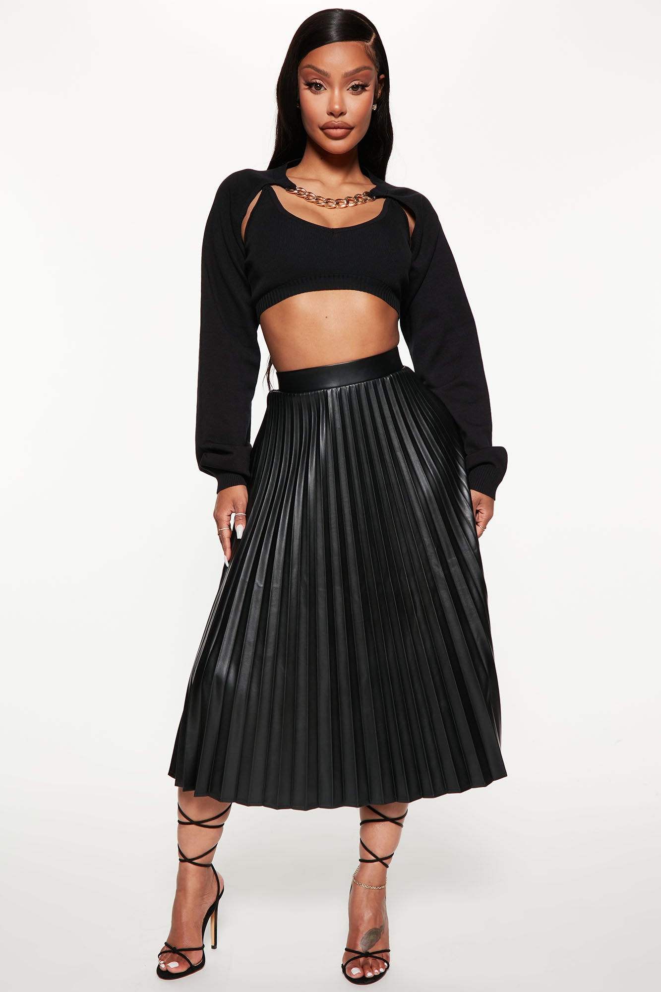 Stating Facts Midi Skirt