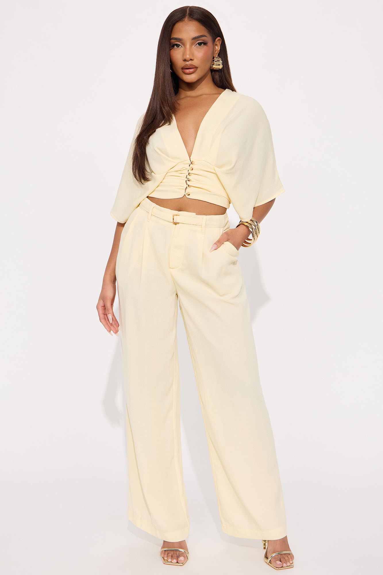 Soft Breeze Wide Leg Pant Set