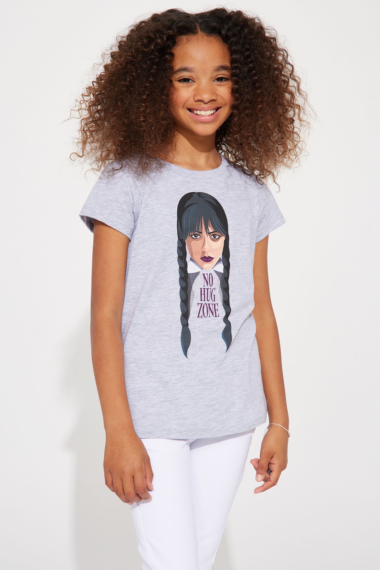 Mini No Hug Zone Wednesday Addams Tee