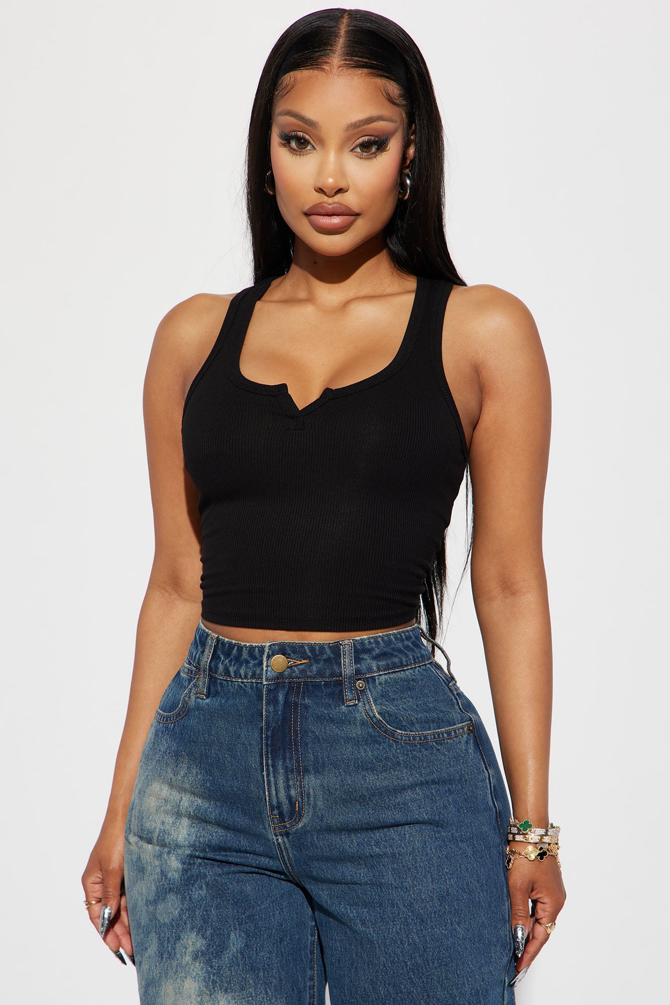 Leah Ribbed Tank Top