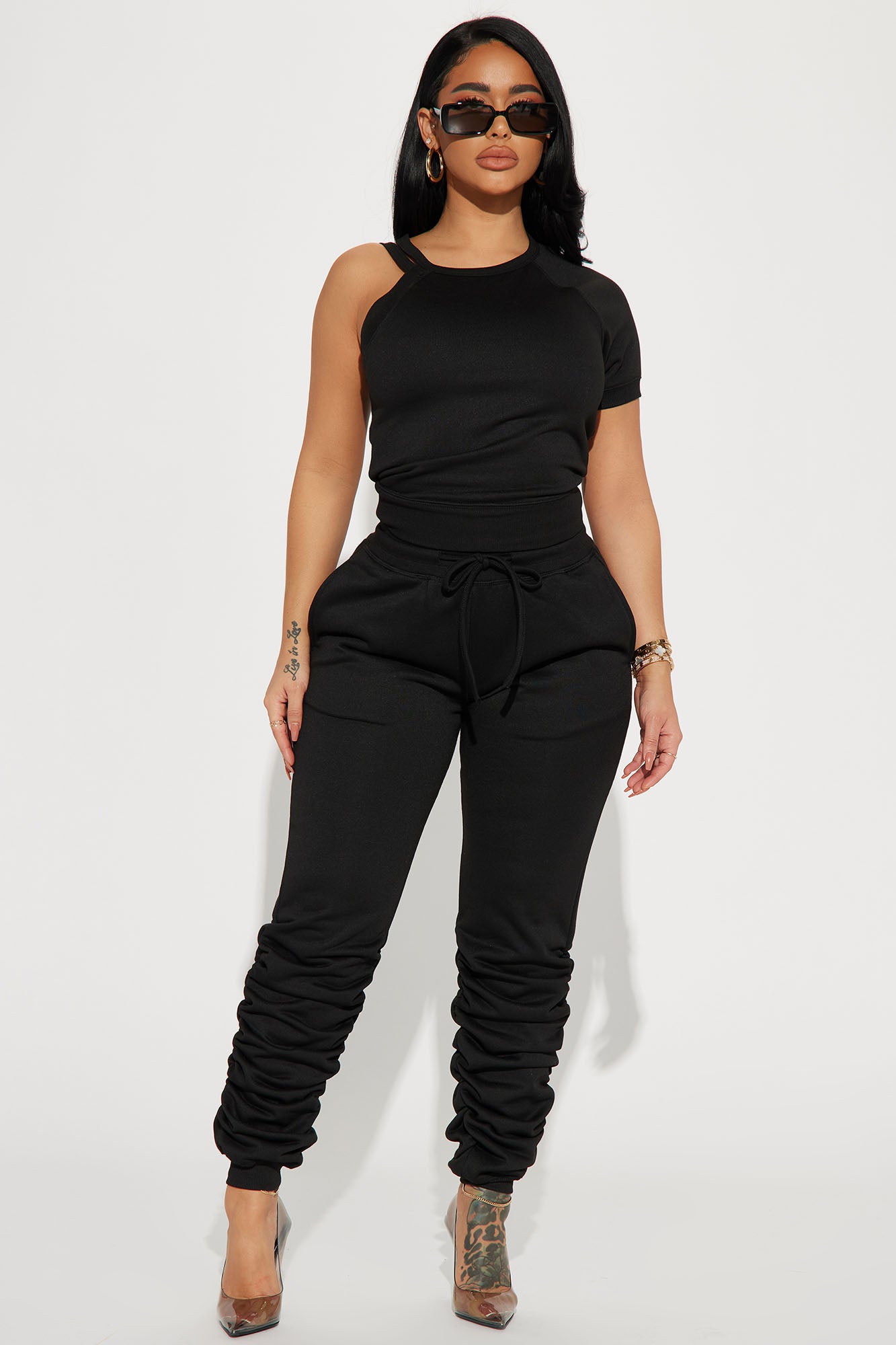 One Sided Story Pant Set