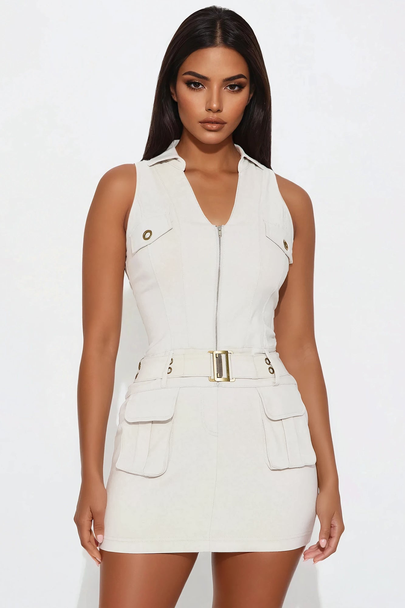 Nora Cargo Mini Dress