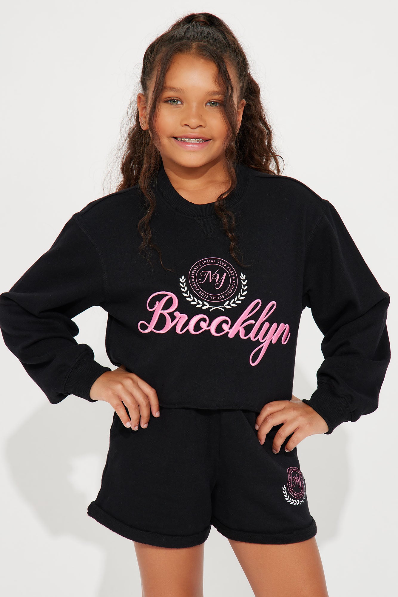 Mini Brooklyn Fleece Short Set
