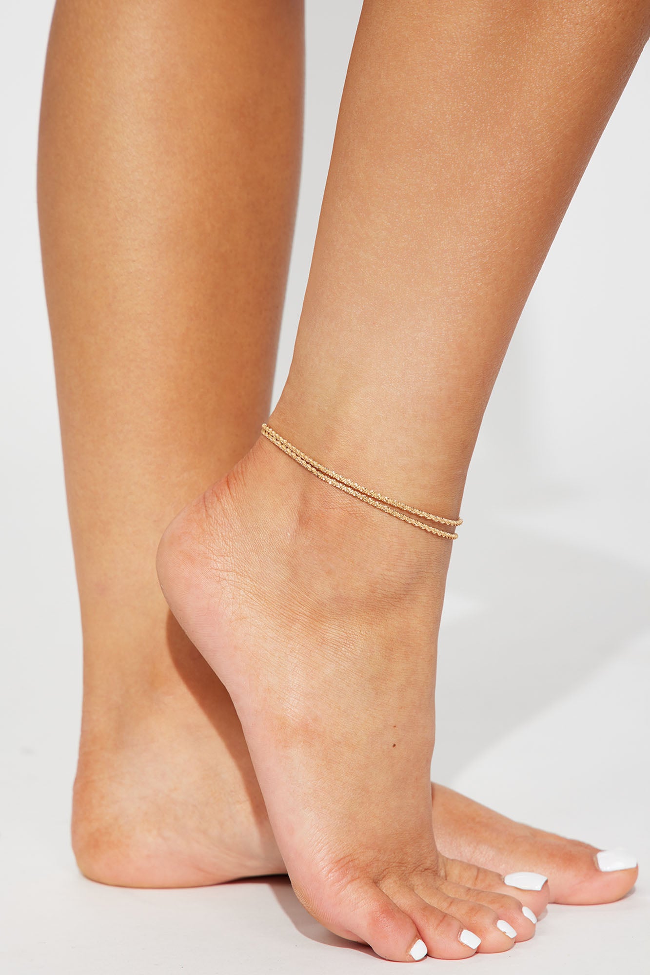 Peeking Through 2 Piece Anklet Set