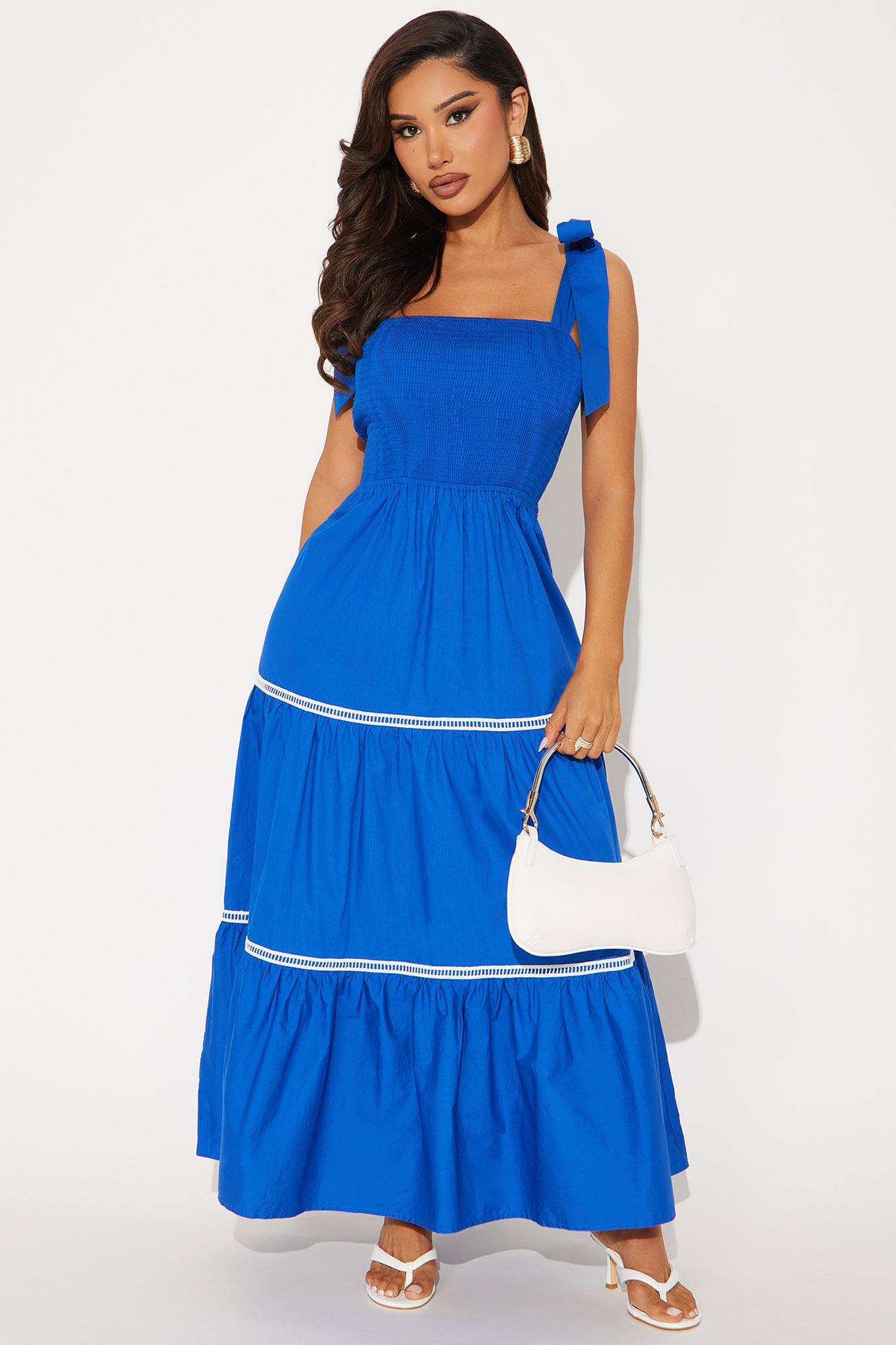 Katy Poplin Maxi Dress