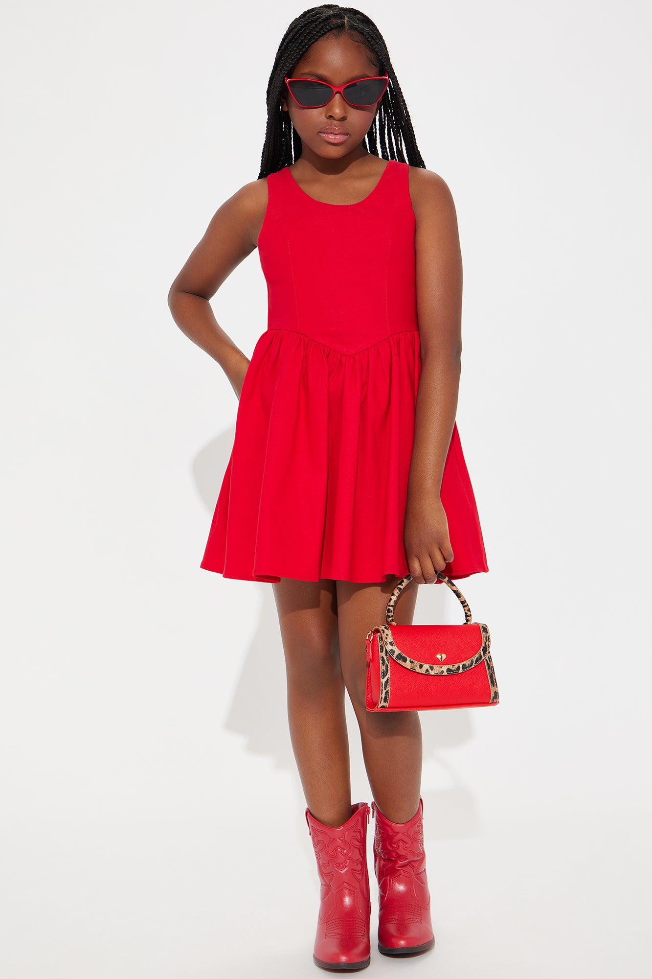 Mini Valentine Twill Mini Dress
