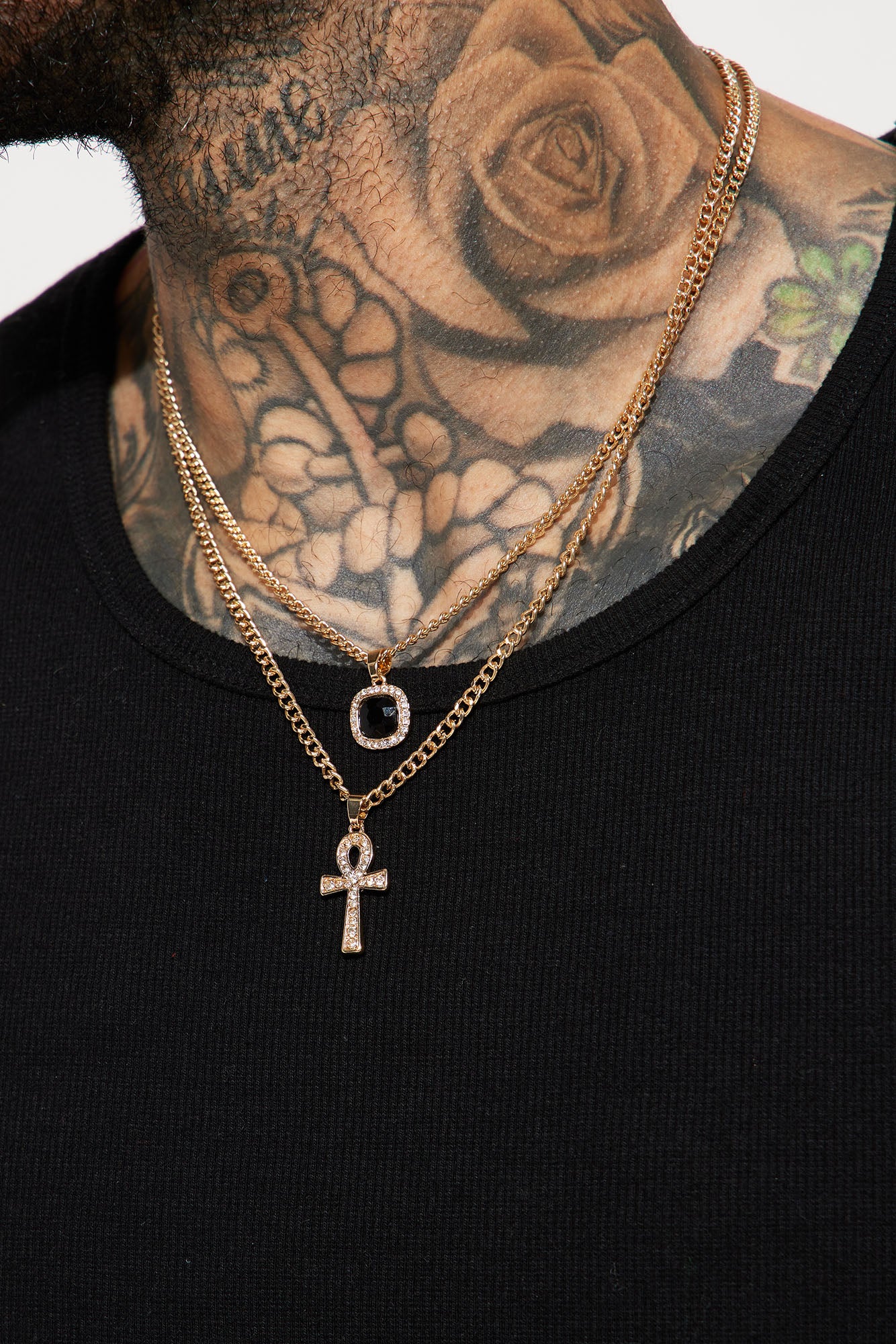 Up 2 No Good 2 Piece Chain Necklace
