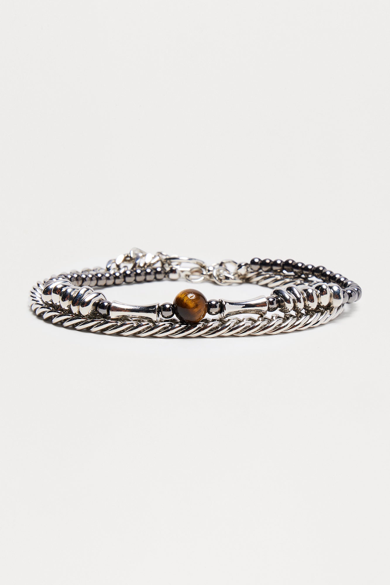 Chasing Link Bracelet Set