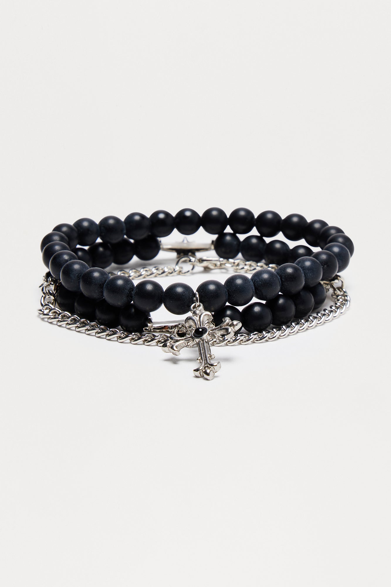 Avana Cross Beaded Bracelet Set